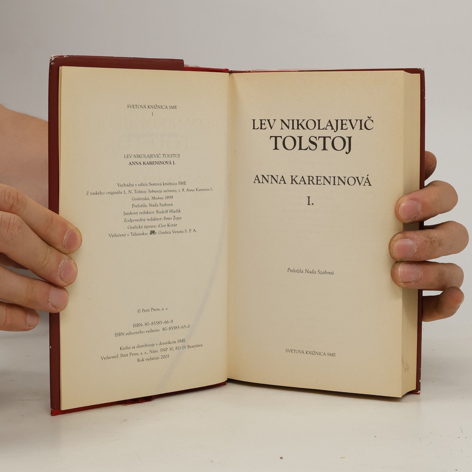 Lev Nikolajevitsj Tolstoj Anna Kareninová I