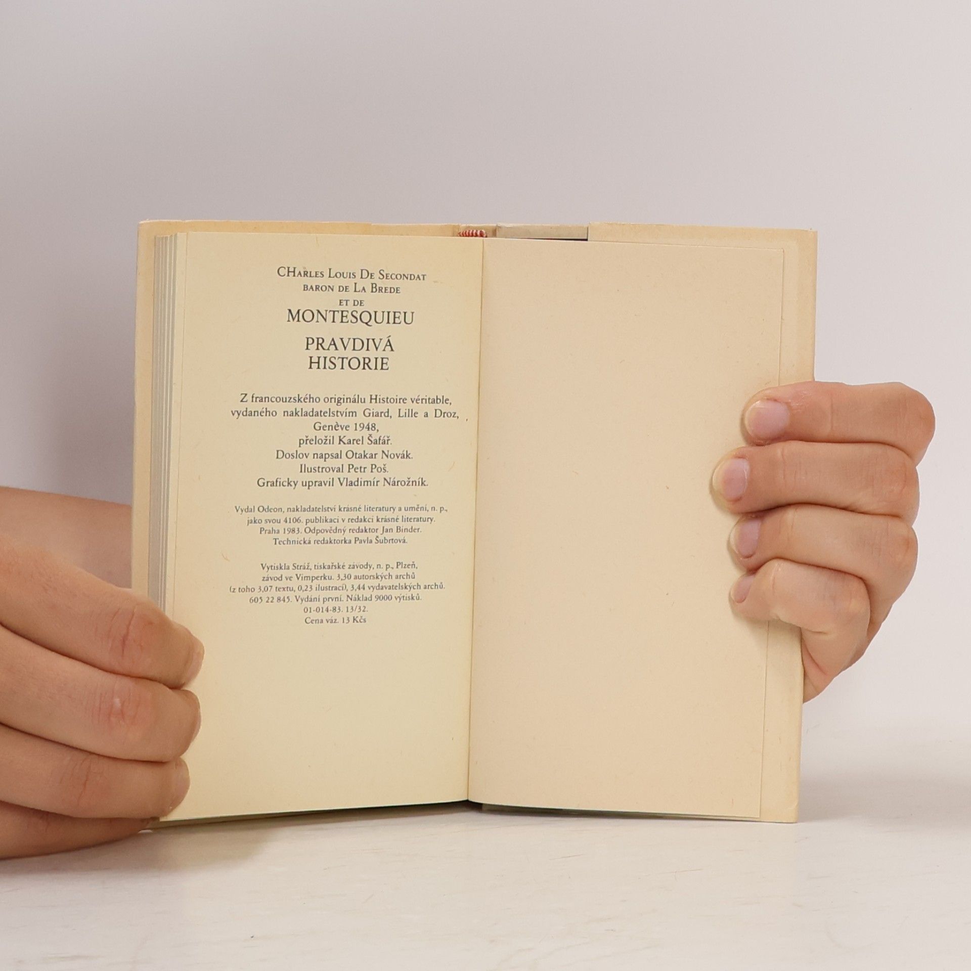 Charles de Secondat, Baron de Montesquieu Pravdivá historie