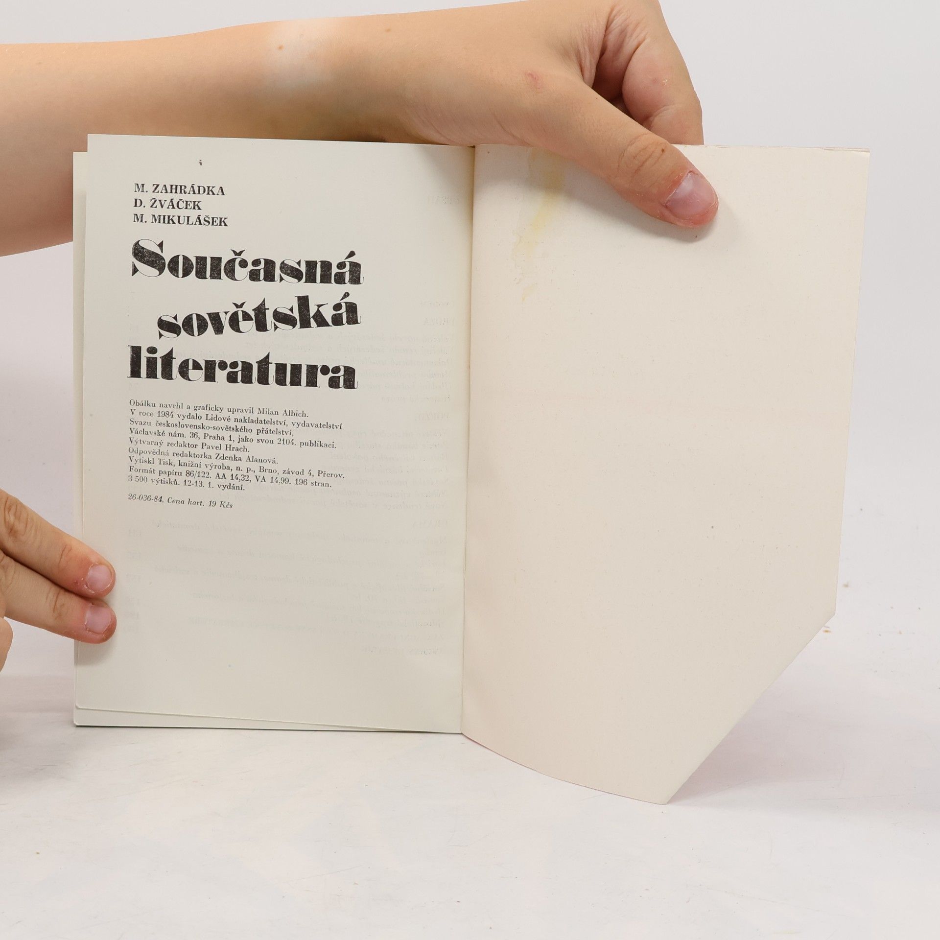 Kolektiv autorů Současná sovětská literatura