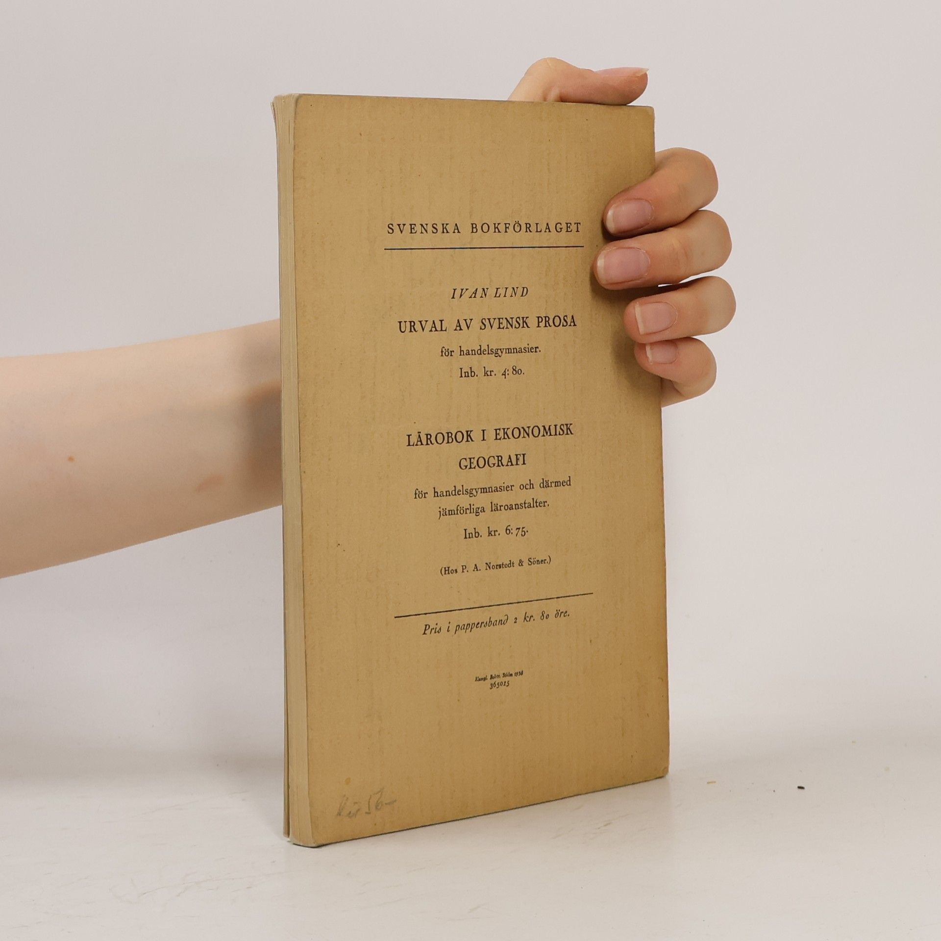 Ivan Lind Svenska for Handelsgymnasier
