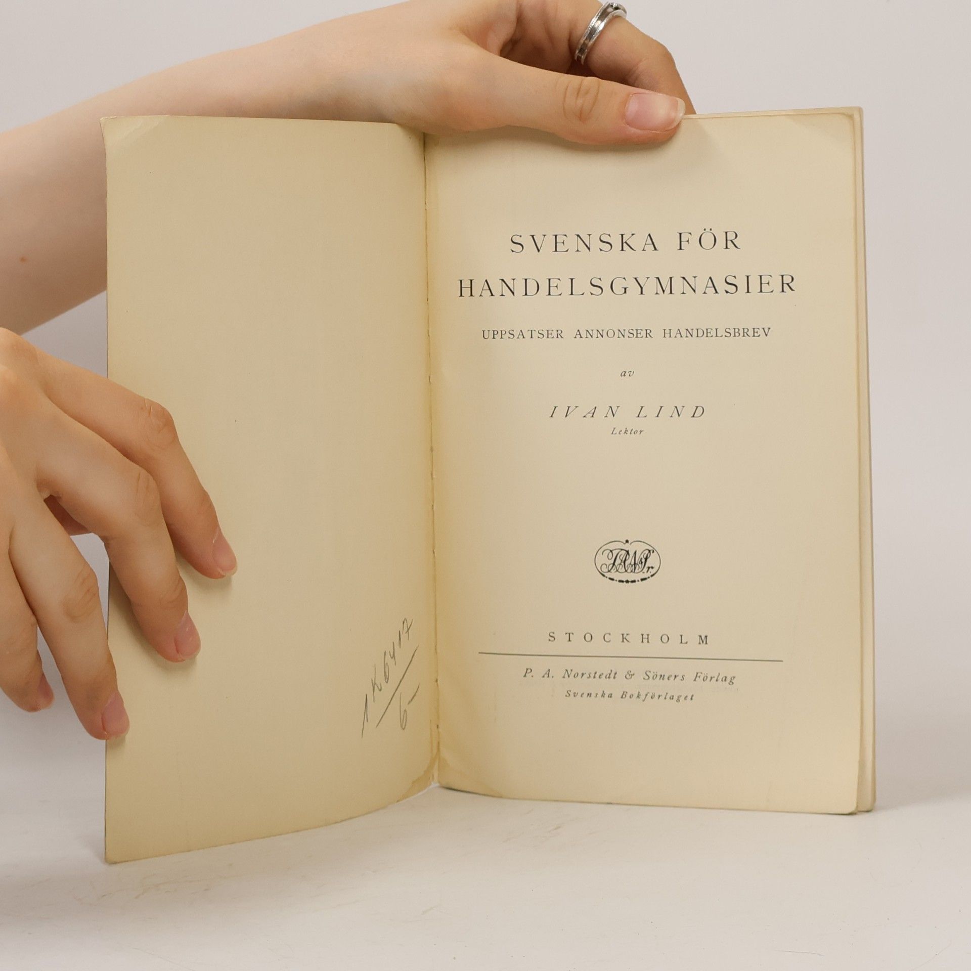 Ivan Lind Svenska for Handelsgymnasier