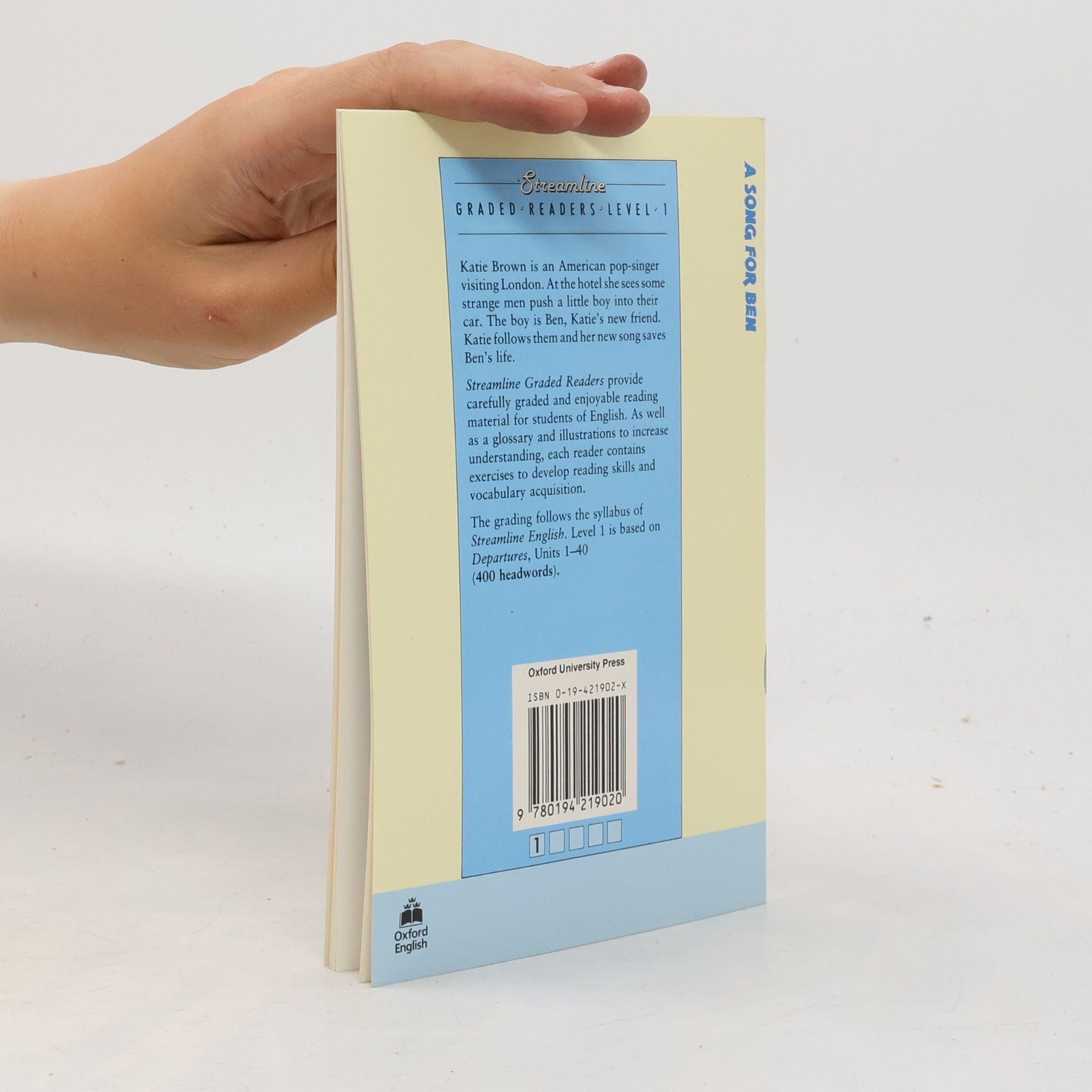 Sandra Slater Streamline Graded Readers - 1: A Song for Ben
