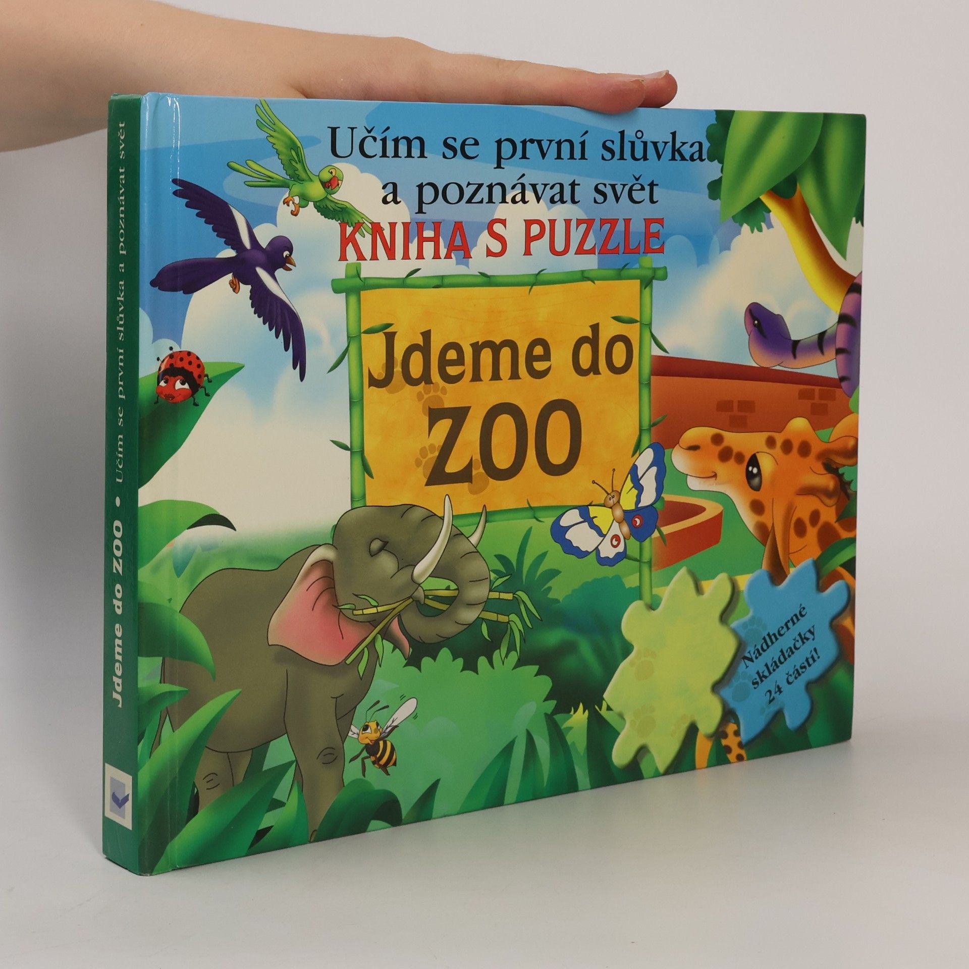 Various authors Jdeme do ZOO - Učím se první slůvka a poznávat svět, kniha s puzzle