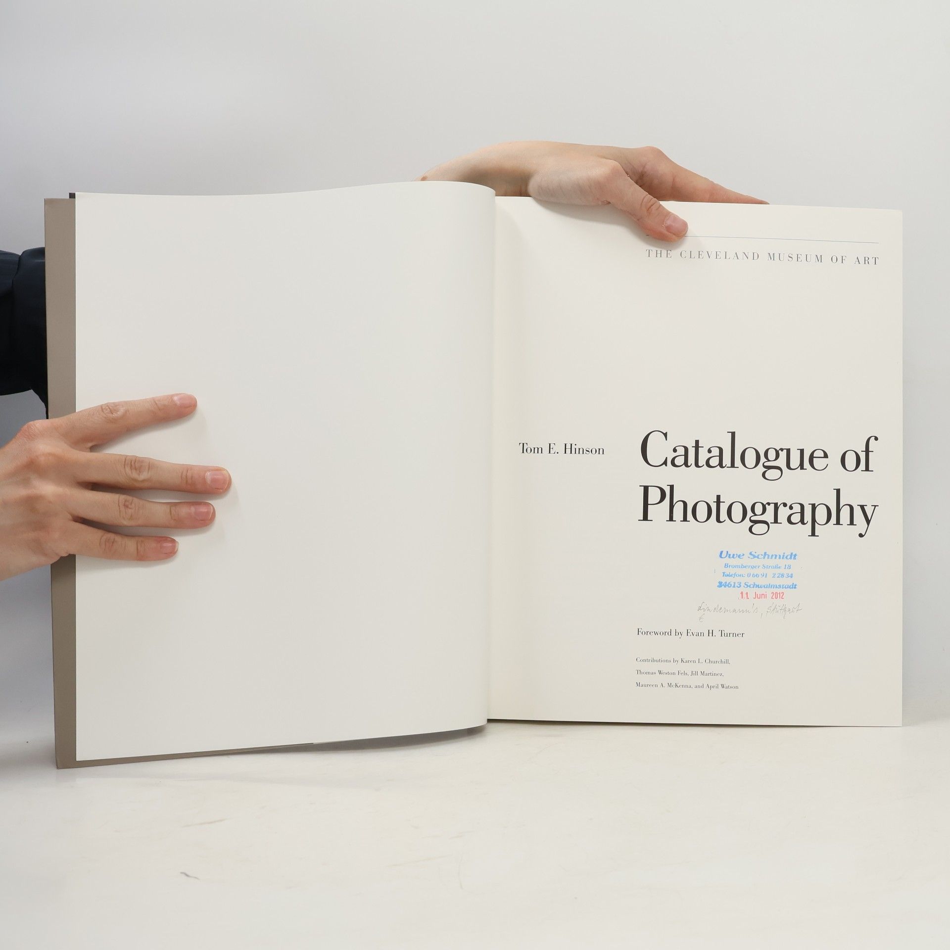 Tom E. Hinson Catalogue of Photography