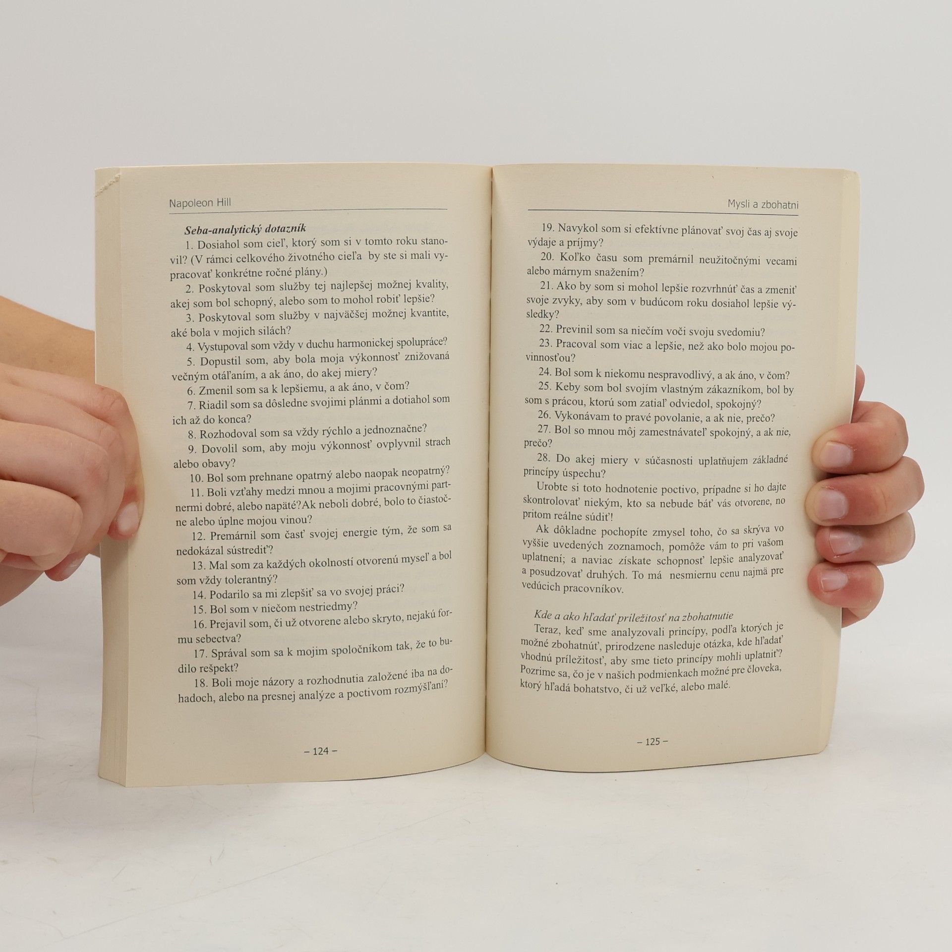 Napoleon Hill Mysli a zbohatni