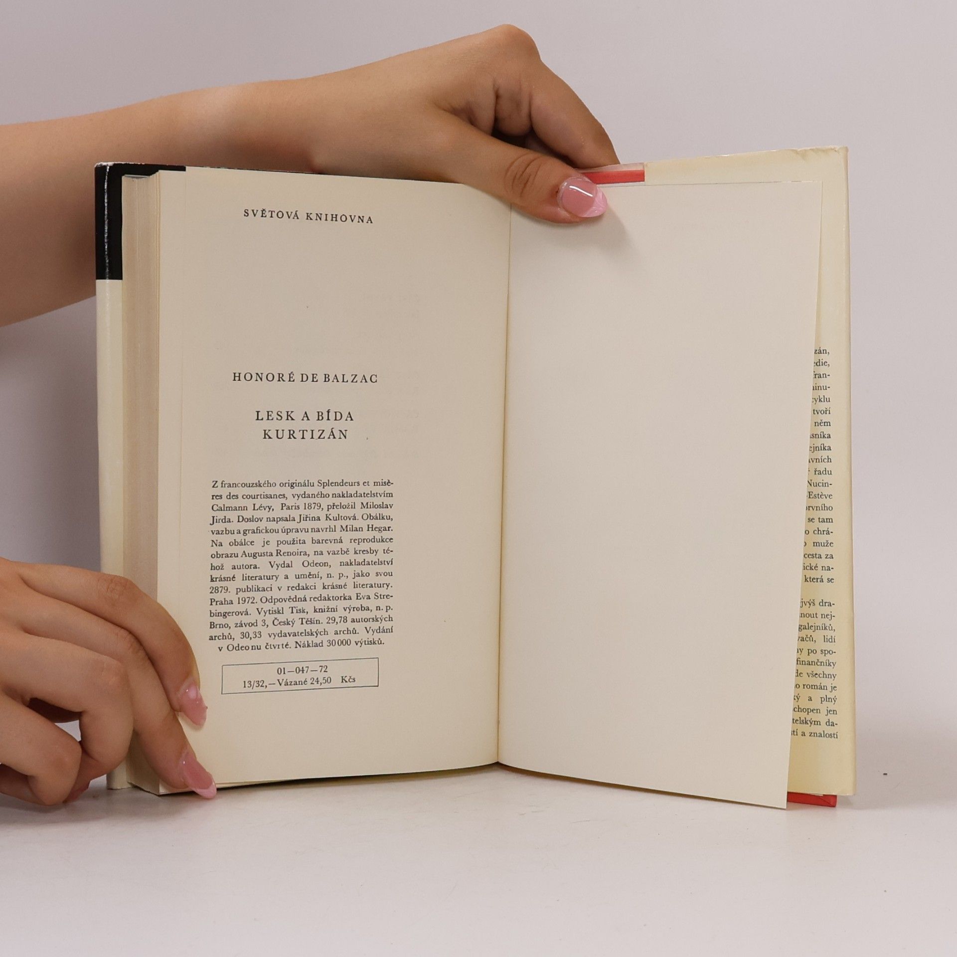 Honoré de Balzac Lesk a bída kurtizán