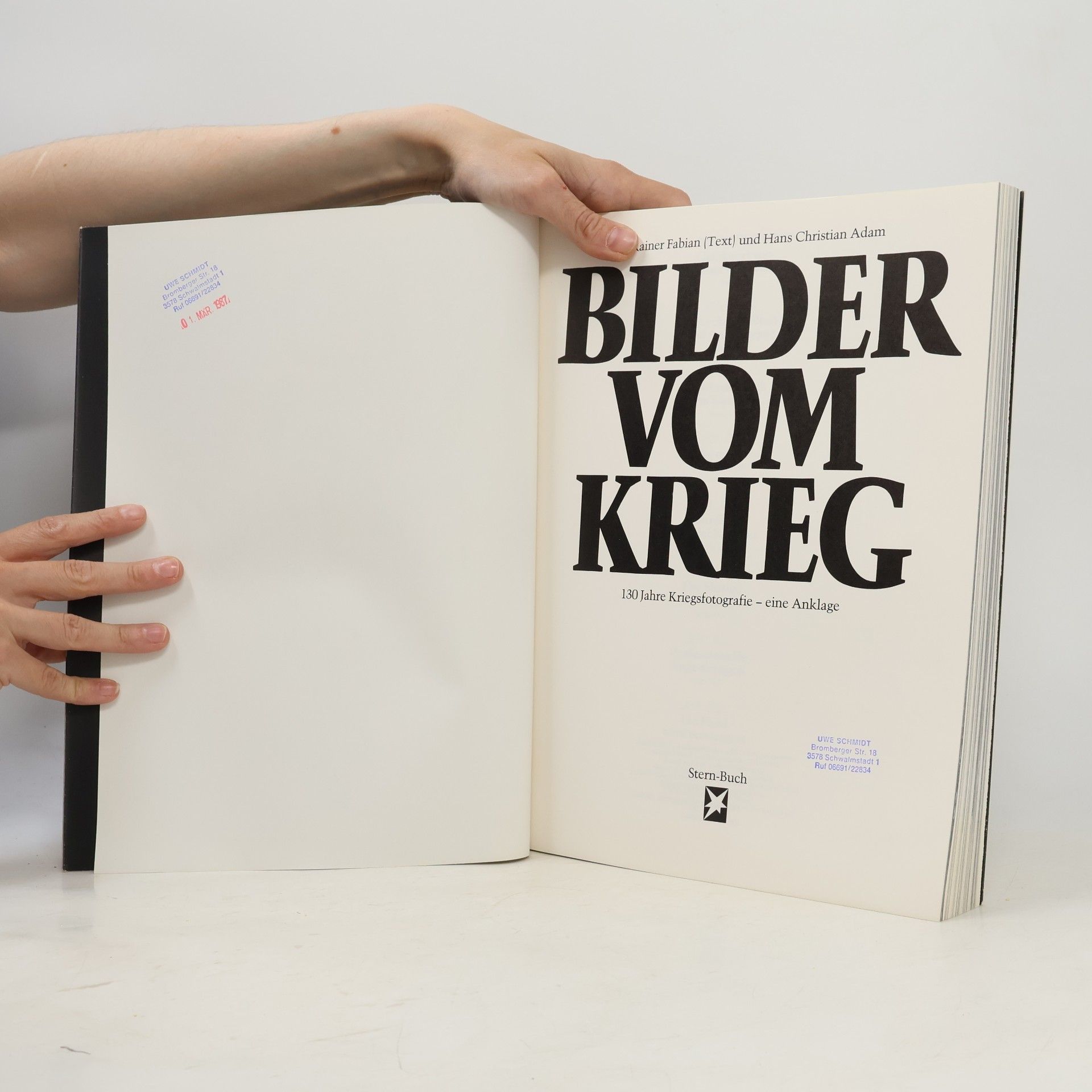 Rainer Fabian Bilder vom Krieg