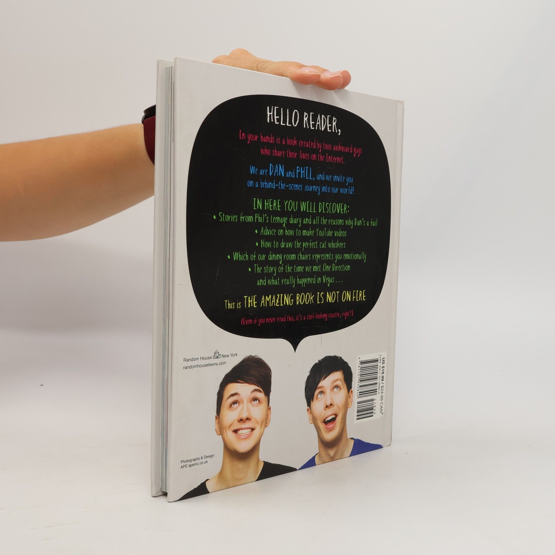 Dan Howell The amazing book is not on fire - The world of Dan and Phil