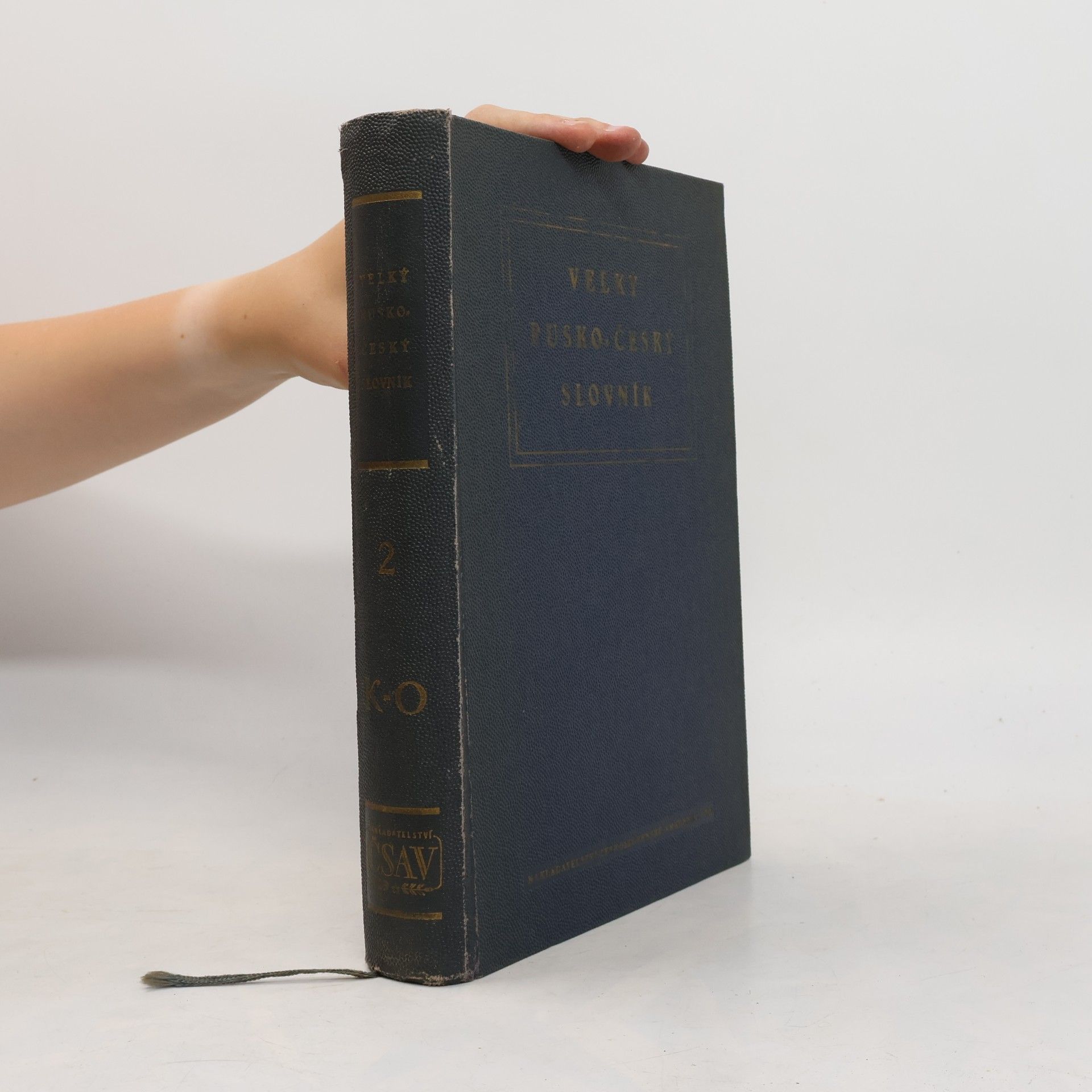 Various authors Velký rusko-český slovník II. díl. K-O
