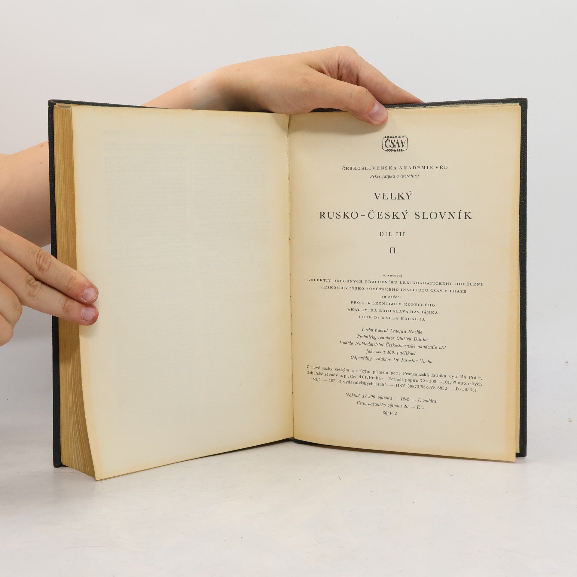 Various authors Velký rusko-český slovník III.