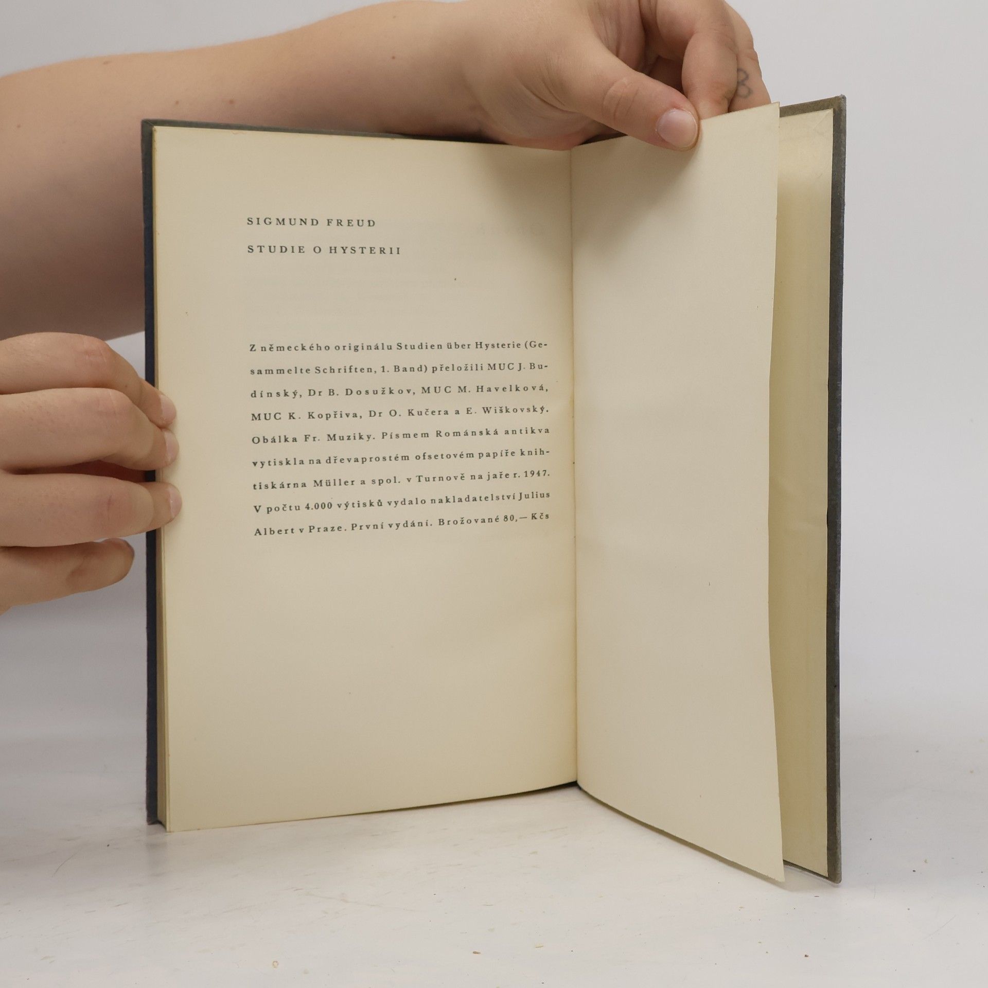 Sigmund Freud Studie o hysterii
