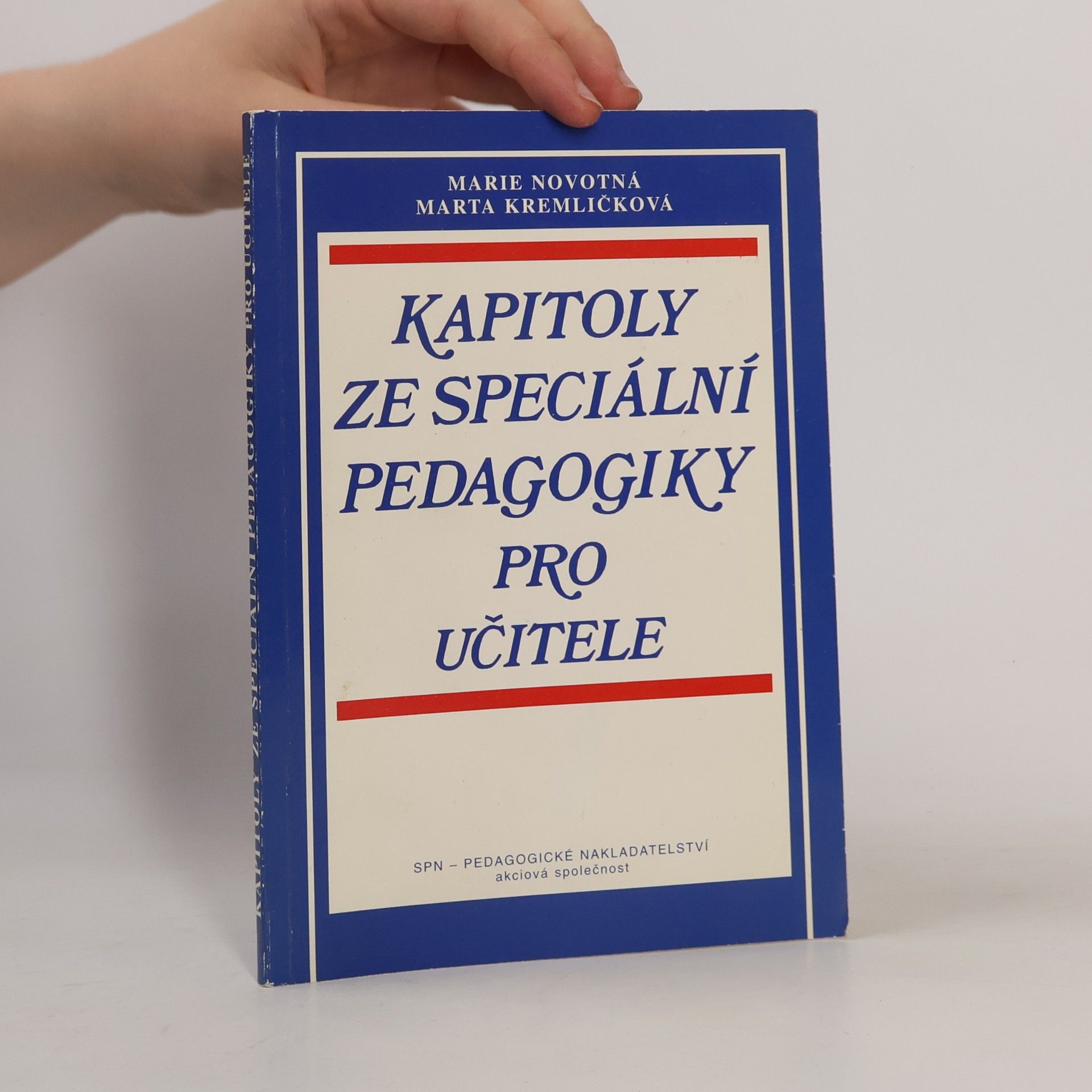 Marta Kremličková Kapitoly ze speciální pedagogiky pro učitele