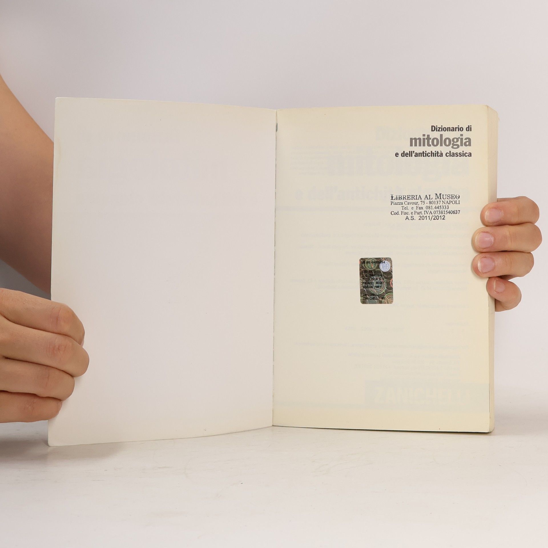 Mary Gislon Dizionario di mitologia e dell'antichità classica