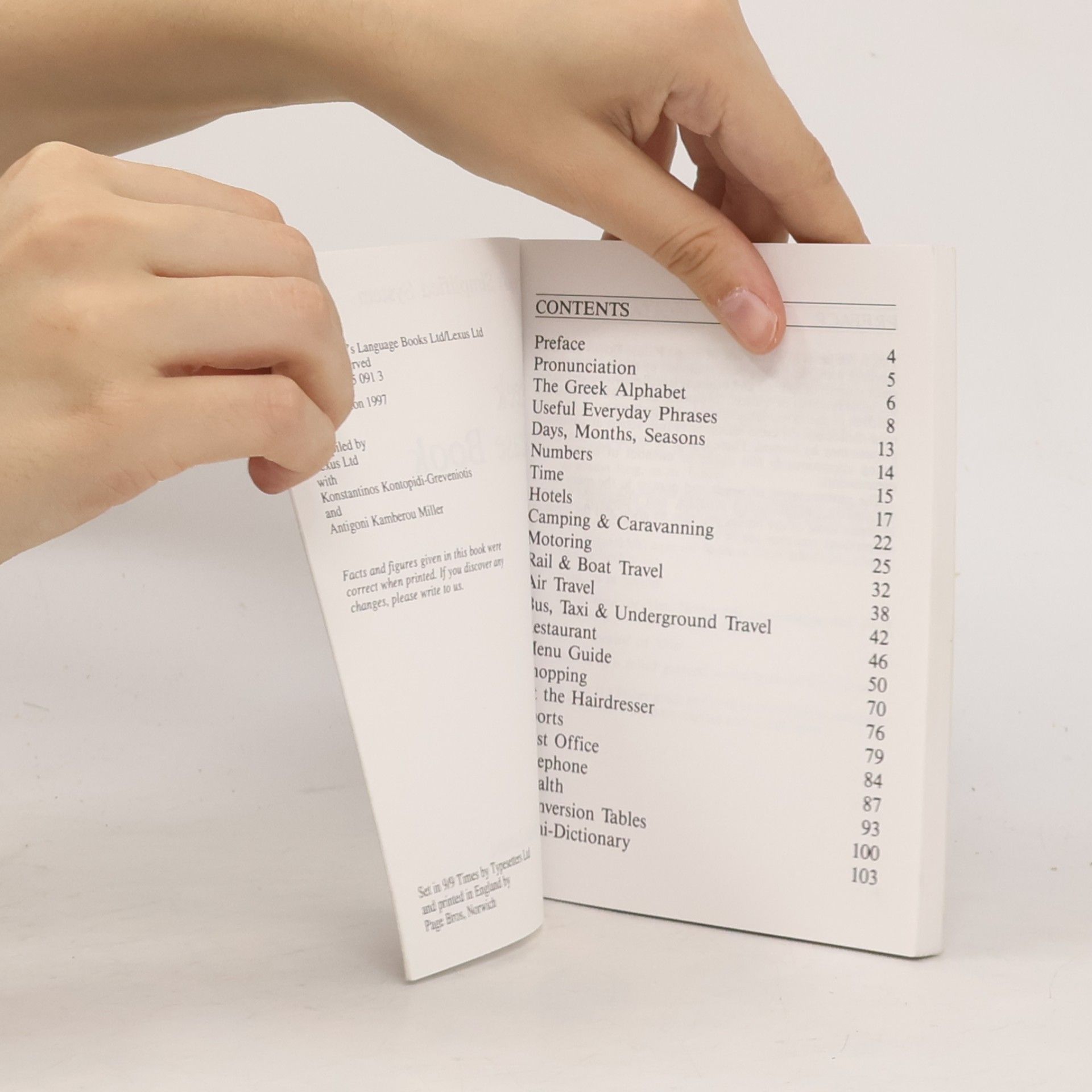 Konstantinos Greveniotis Hugo's Simplified System: Greek Phrase Book