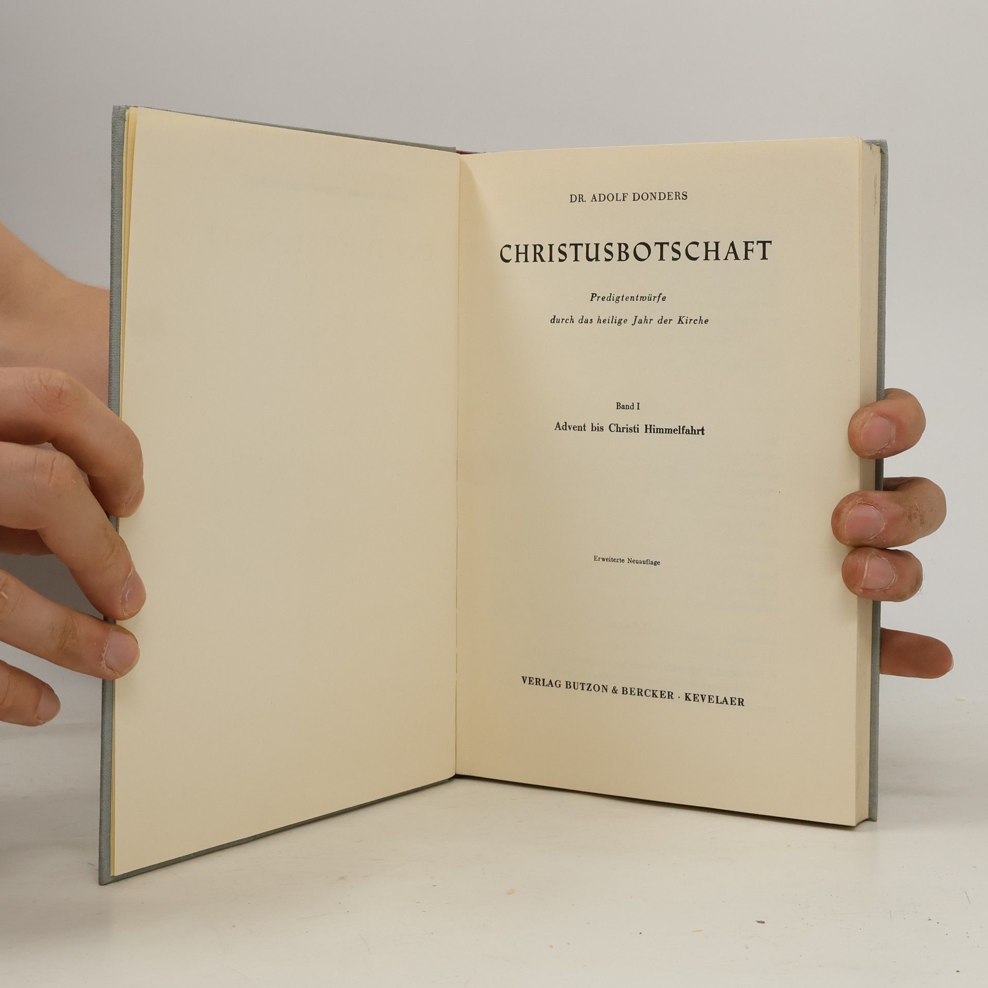 Adolf Donders Christusbotschaft. Band I.