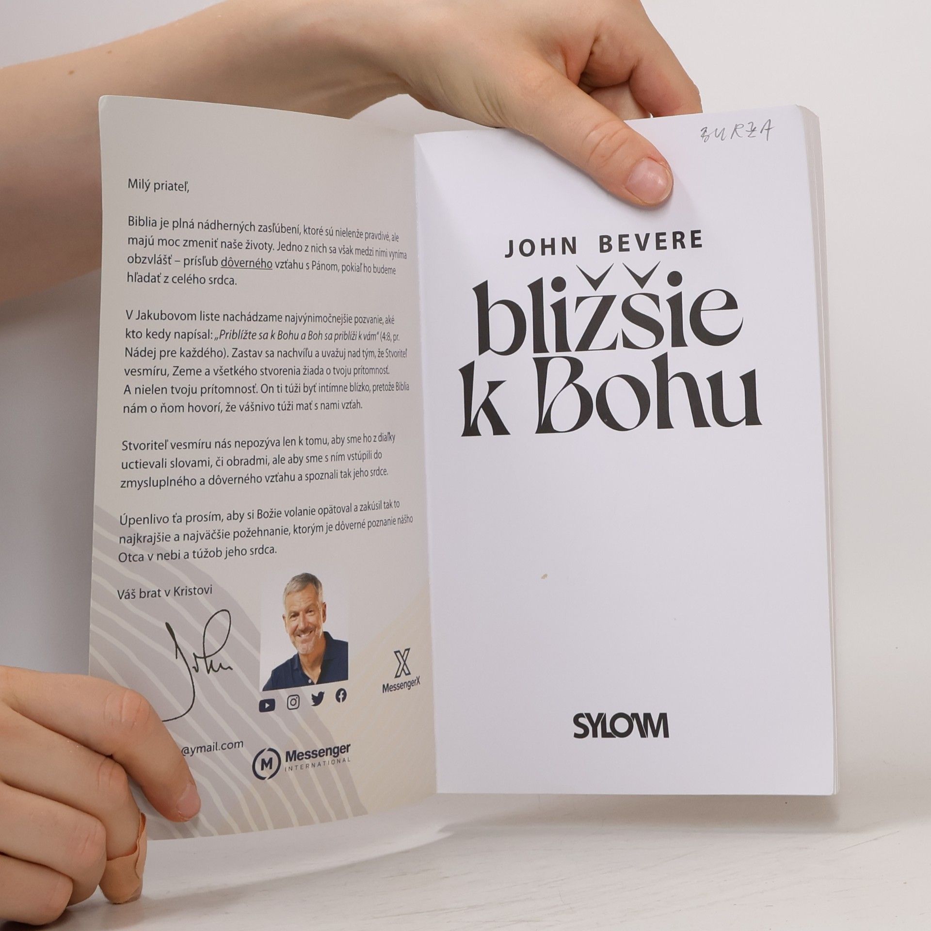 John Bevere Bližšie k Bohu