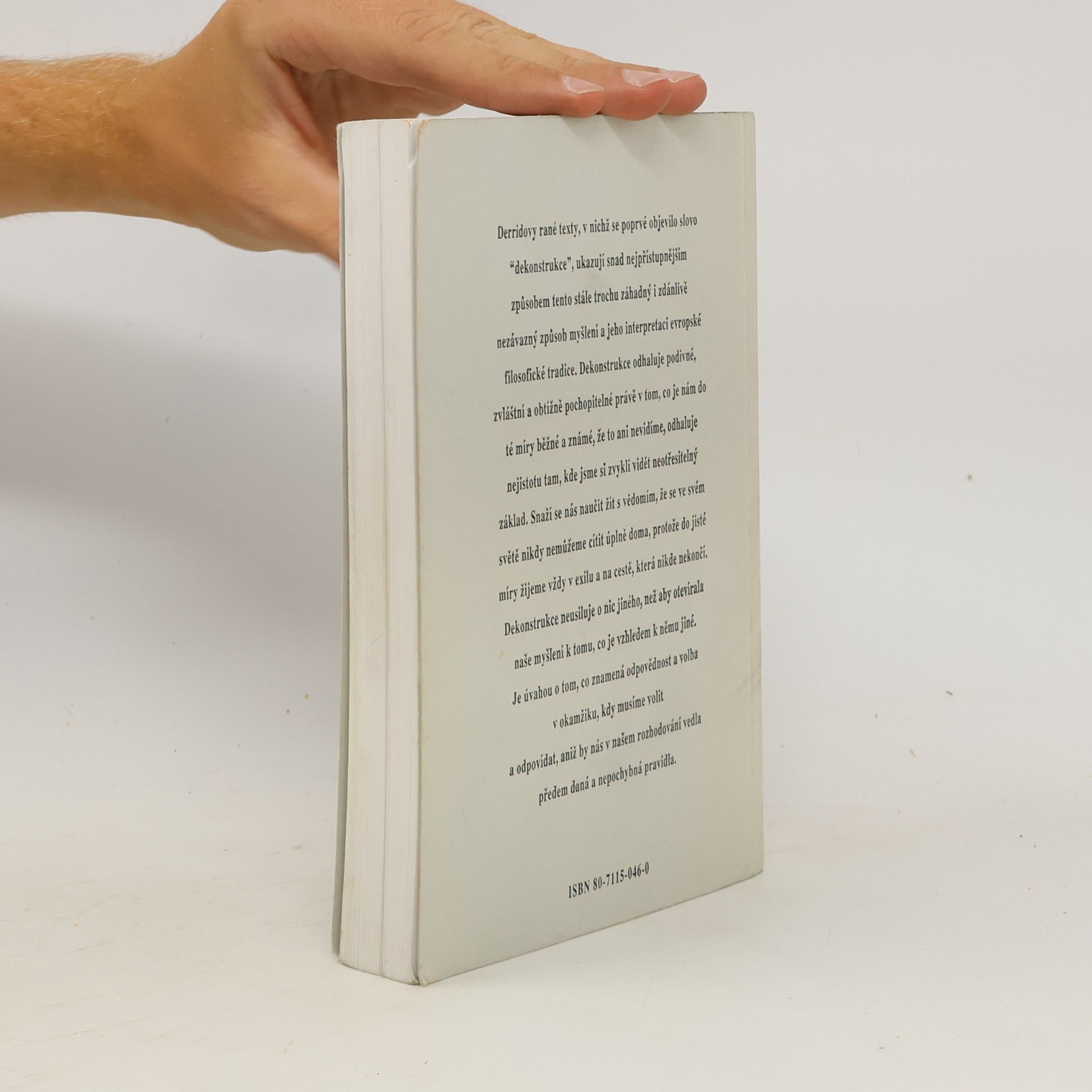 Jacques Derrida Texty k dekonstrukci: Práce z let 1967-72