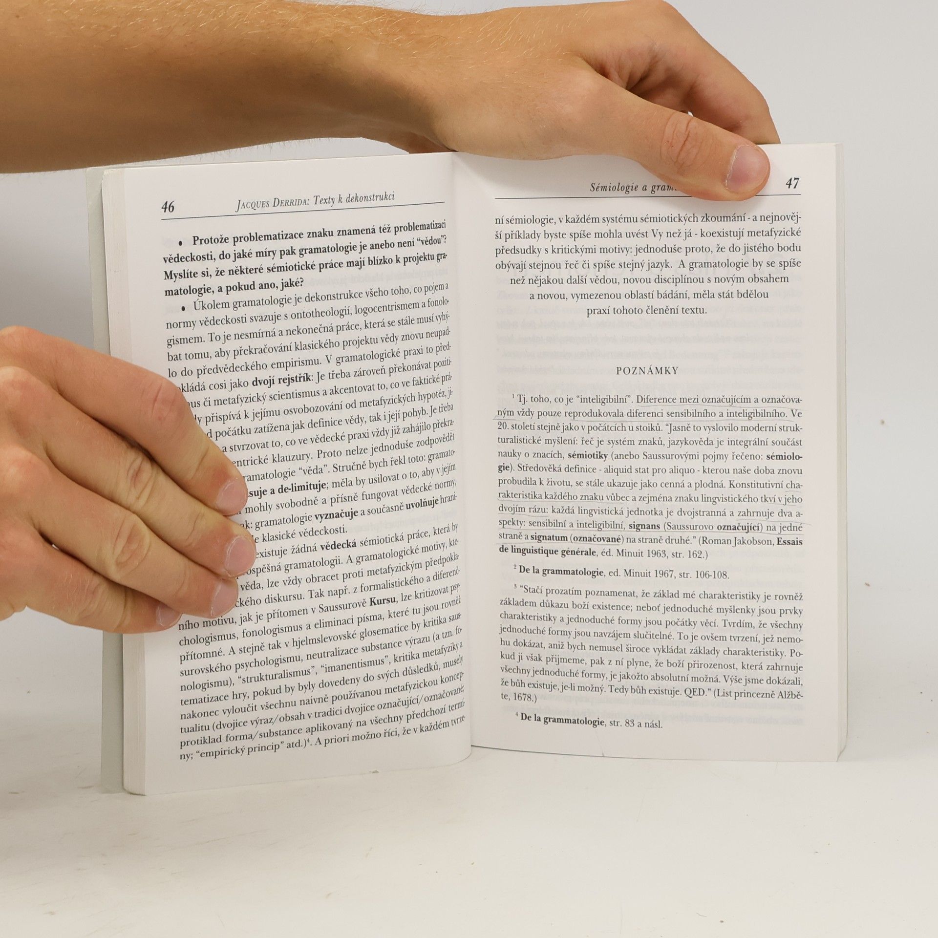 Jacques Derrida Texty k dekonstrukci: Práce z let 1967-72