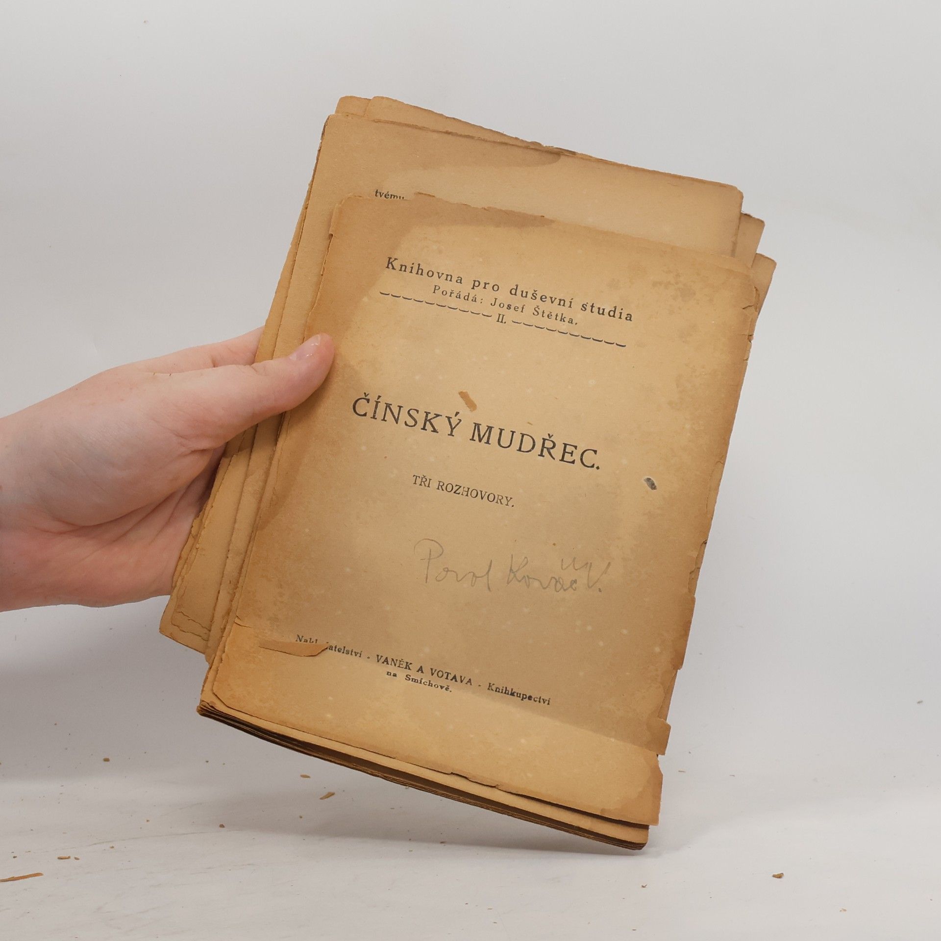 Štětka Josef Čínský mudřec