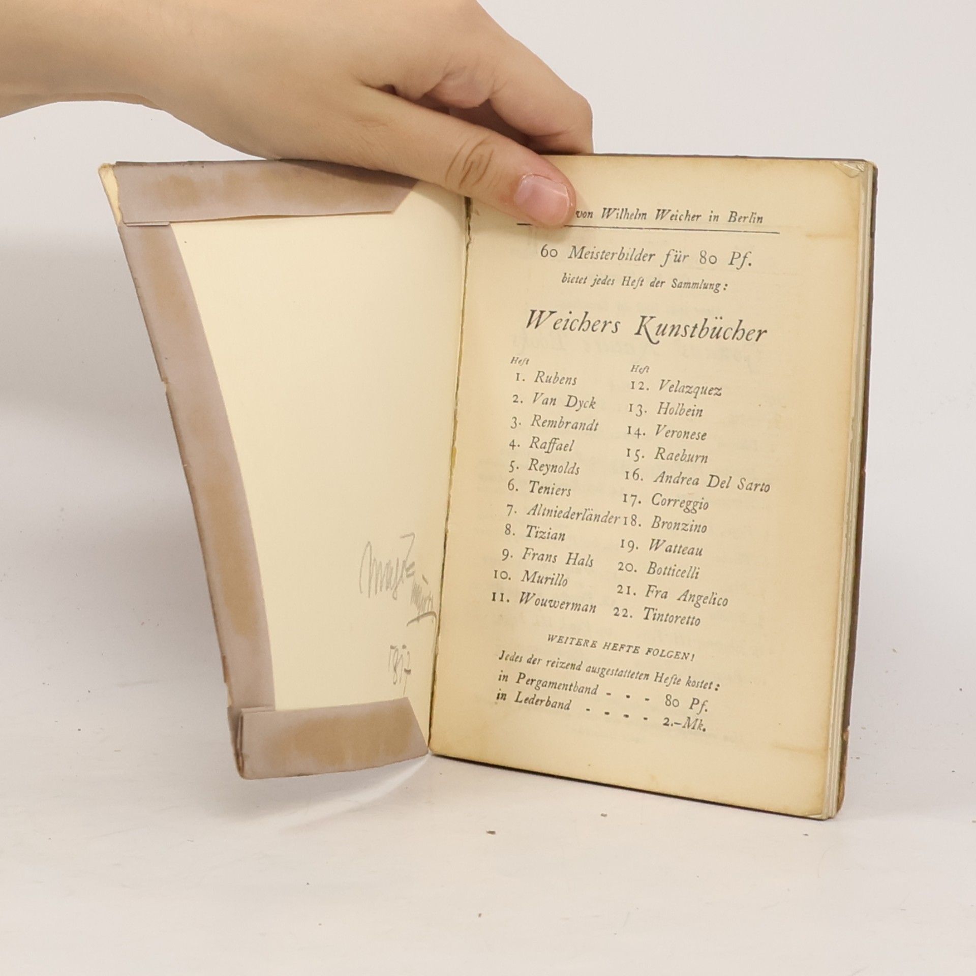 Autorenkollektiv Weichers Kunstbücher Heft 22. Tintoretto