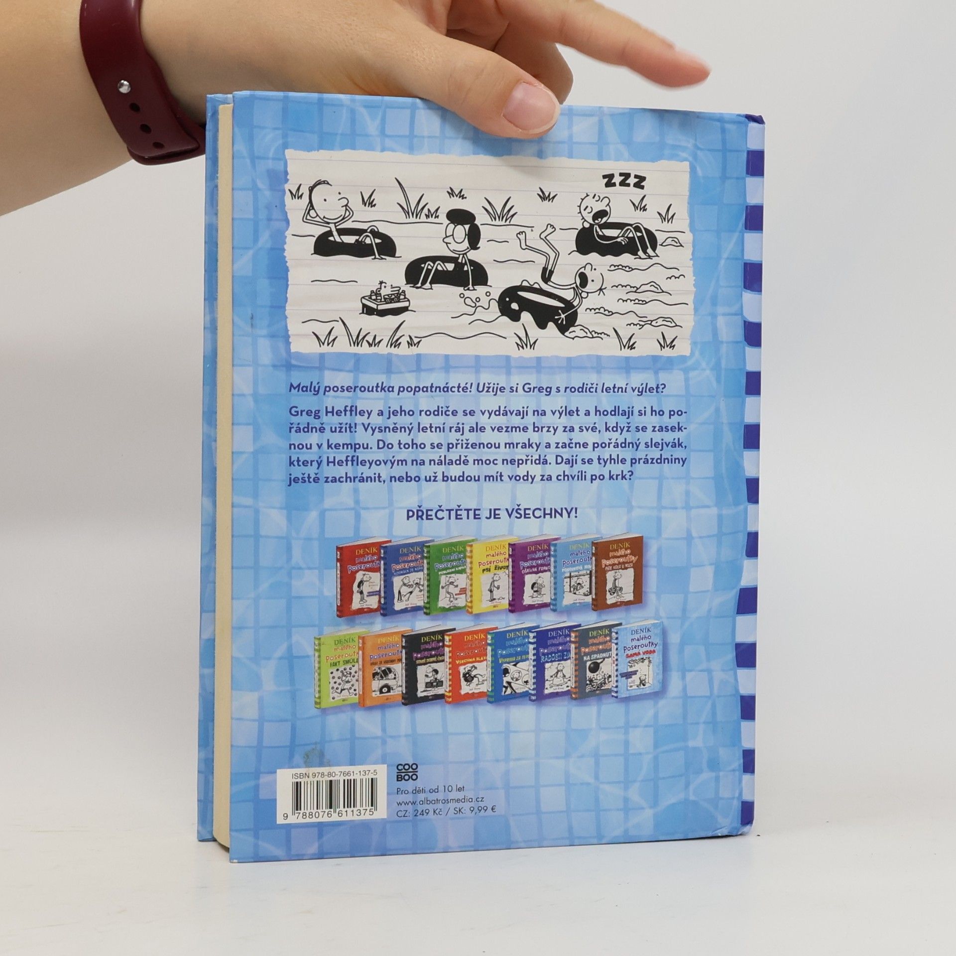 Jeff Kinney Deník malého poseroutky 15. Samá voda