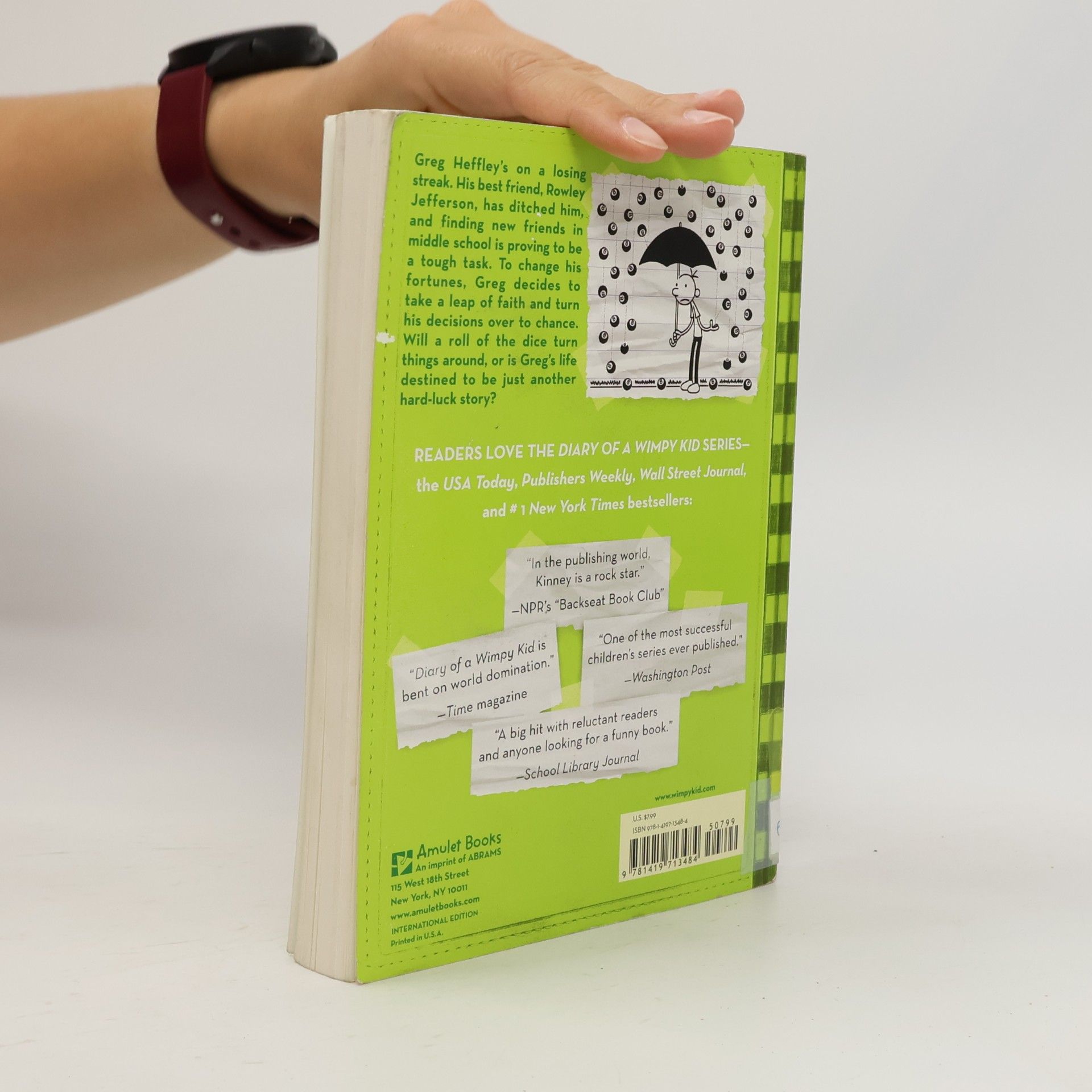 Jeff Kinney Diary of a Wimpy Kid - Hard Luck
