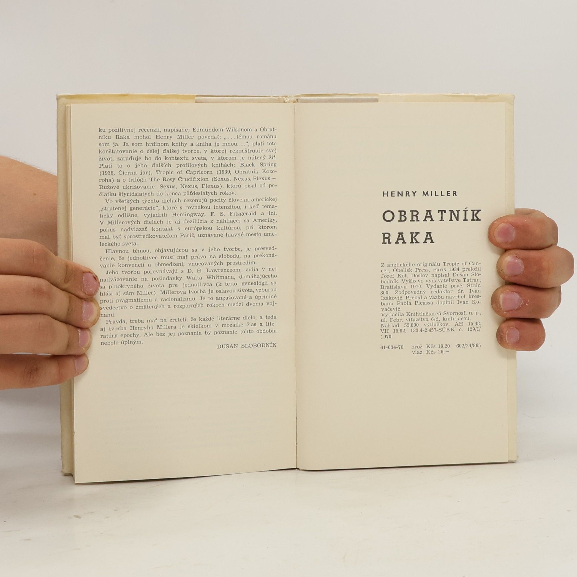 Henry Miller Obratník Raka