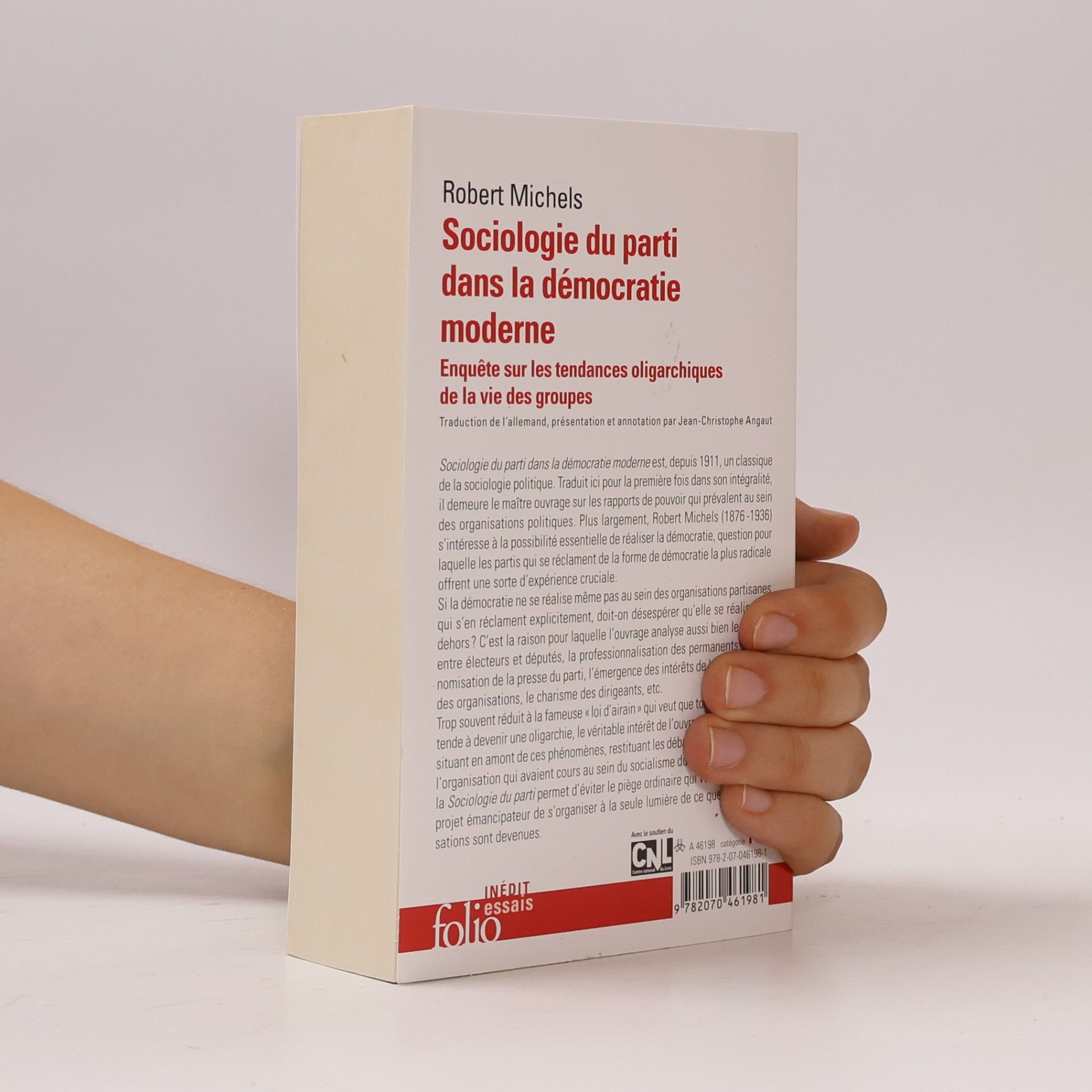Jean-Christophe Angaut Sociologie du parti dans la démocratie moderne