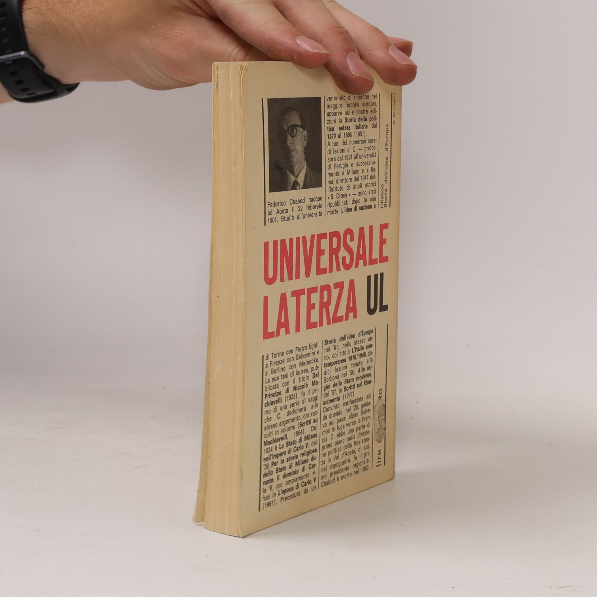 Federico Chabod  Storia dell'idea d'Europa