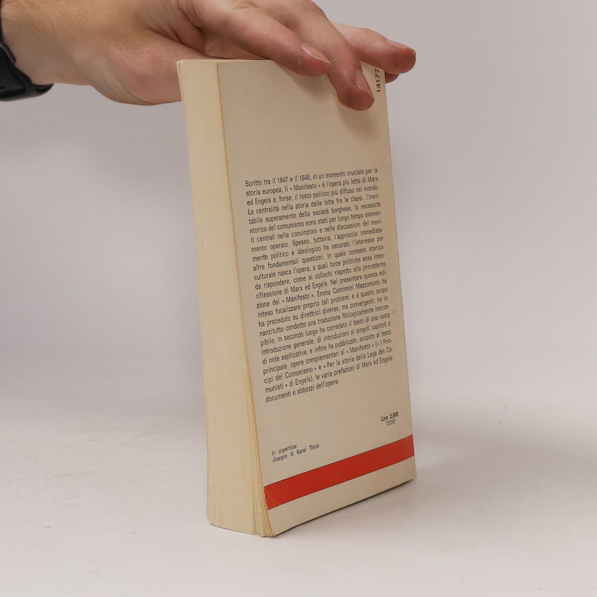 Karl Marx Manifesto del partito comunista