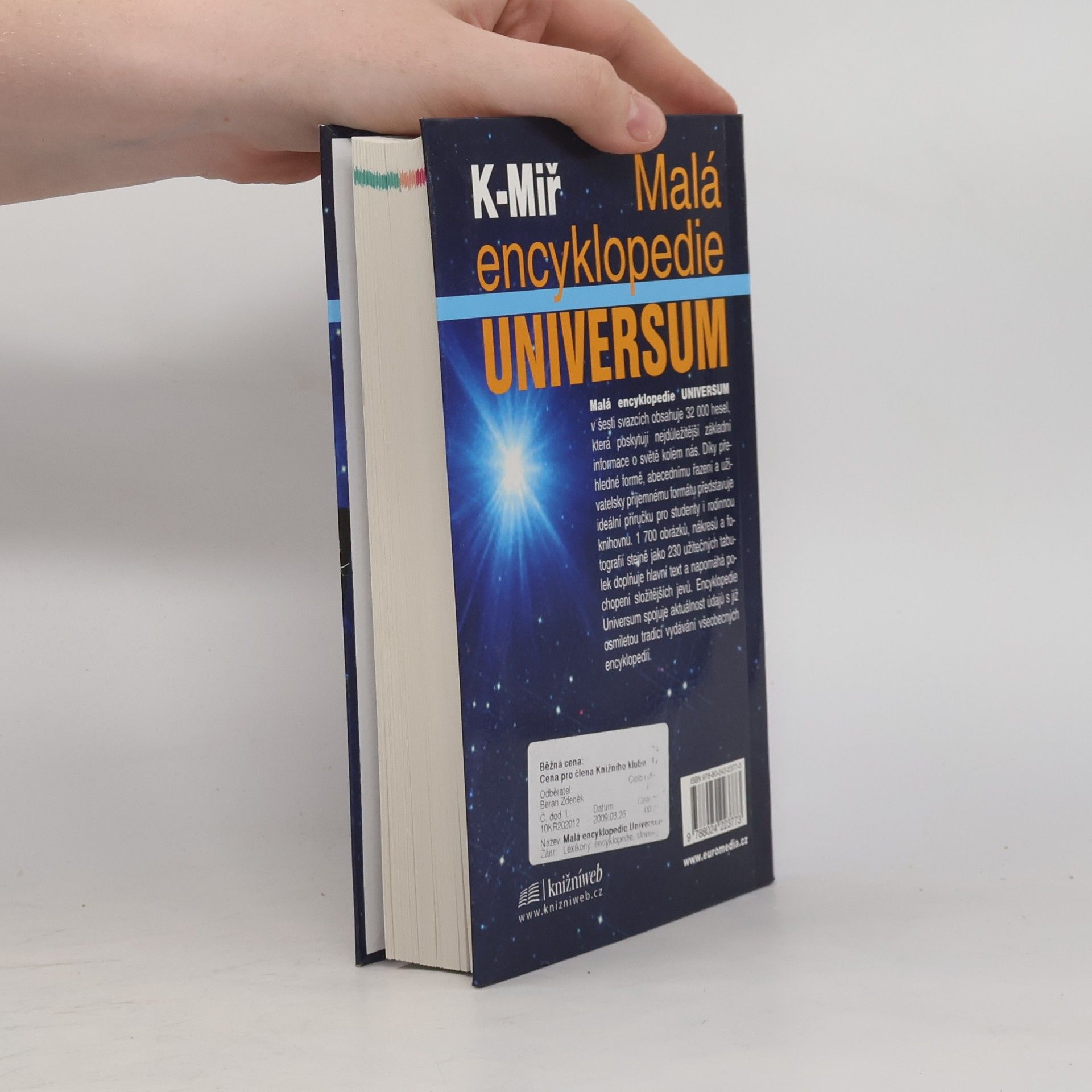 Josef Čermák Malá encyklopedie Universum : příruční encyklopedie pro 21. století. 3. svazek, K-Miř