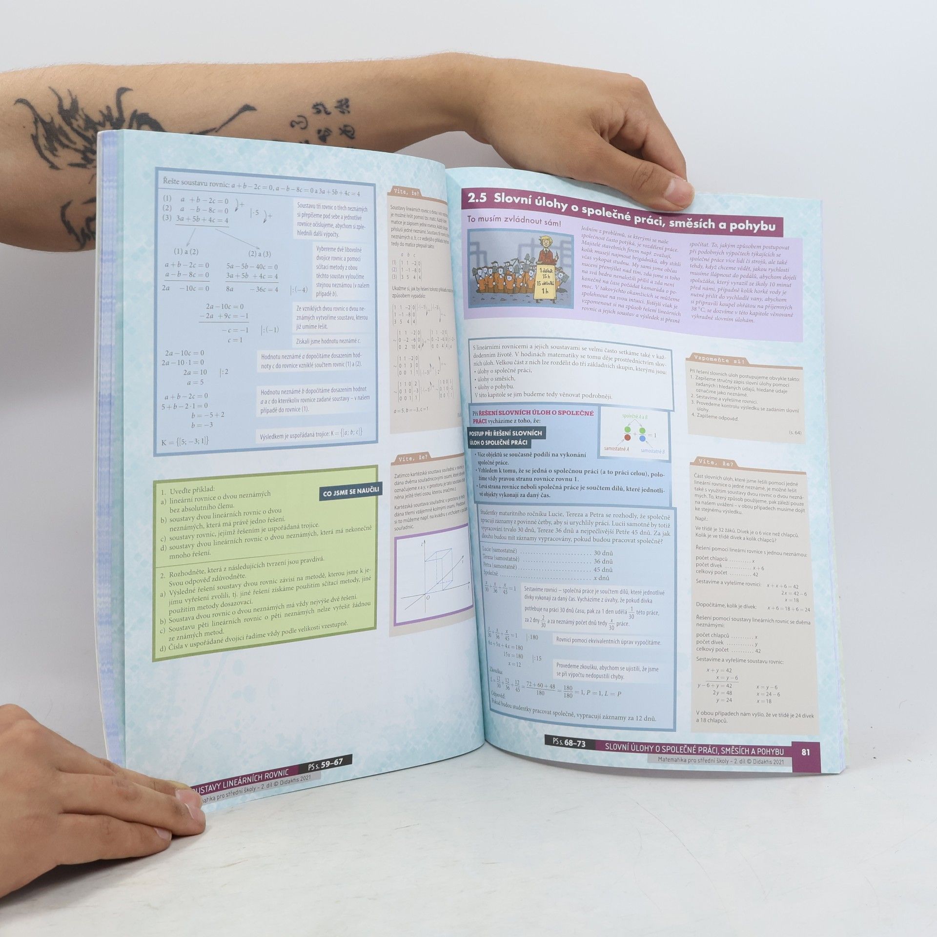 Kolektív autorov Matematika pro střední školy - 2. díl: Výrazy, rovnice, nerovnice