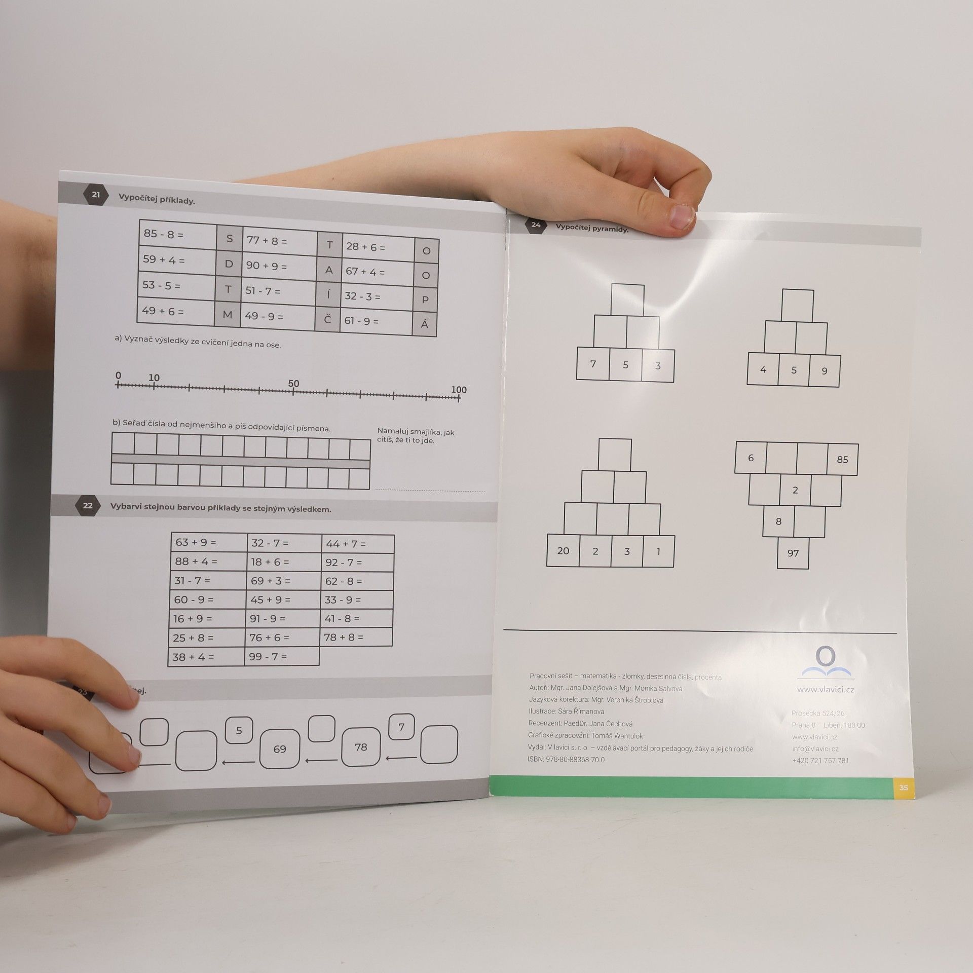 Monika Salvová Pracovní sešit Matematika 2 - Počítáme do 100 (2020)