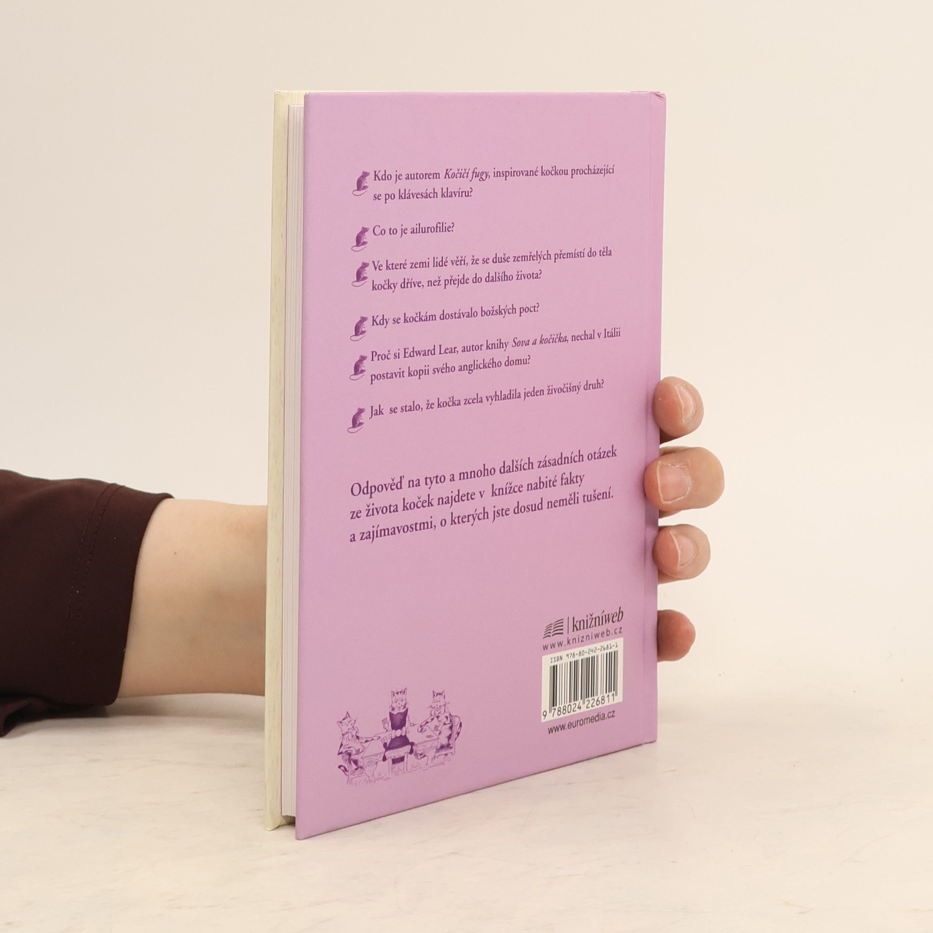 Deborah Robertson Život s kočkou není pro kočku. Kaleidoskop kočičích kuriozit
