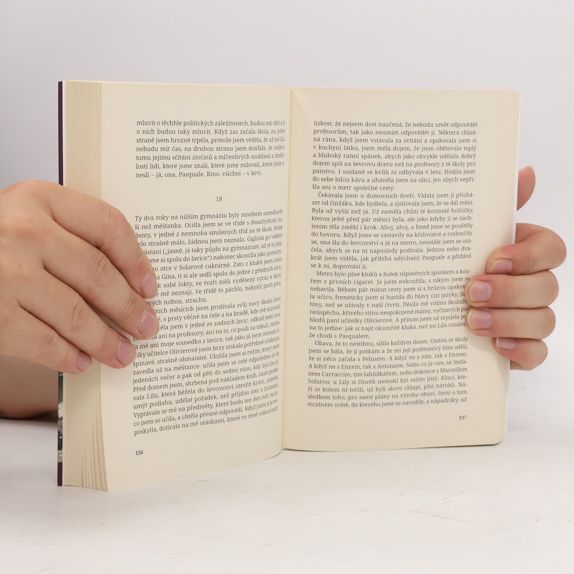 Elena Ferrante Geniální přítelkyně 1. Dětství a dospívání