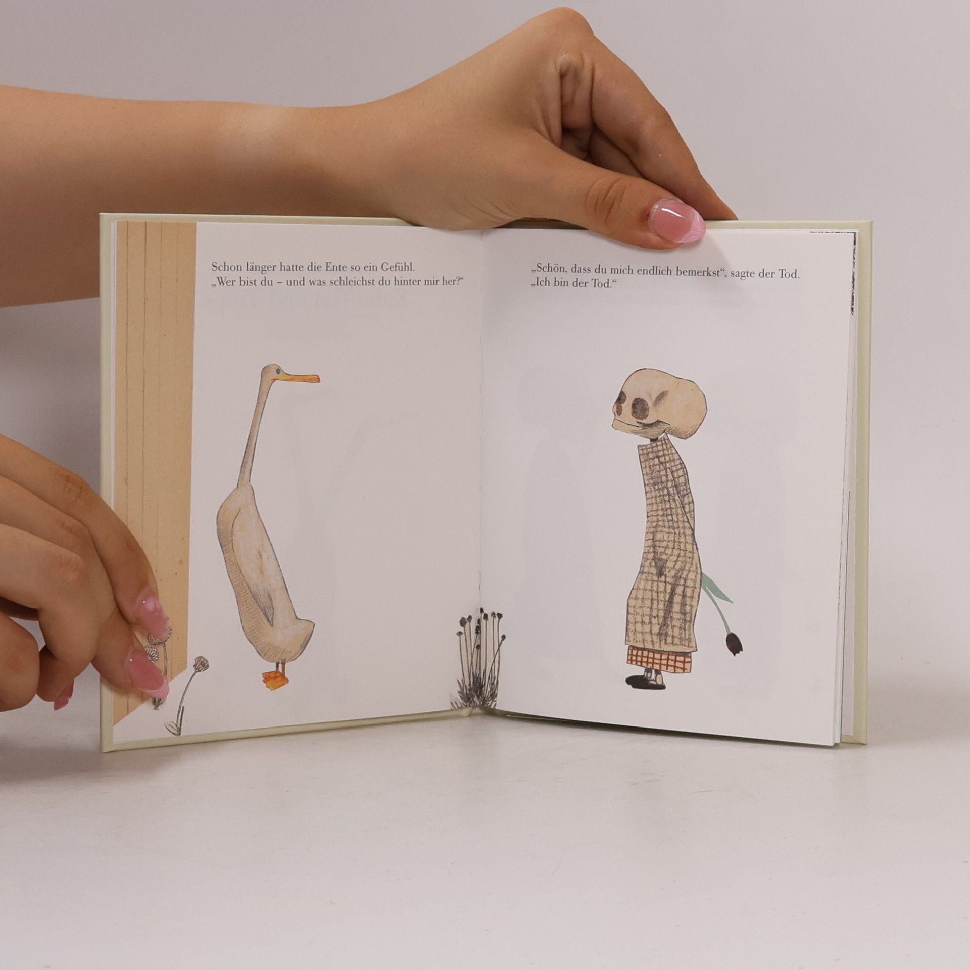 Wolf Erlbruch Ente, Tod und Tulpe, kleine Ausgabe