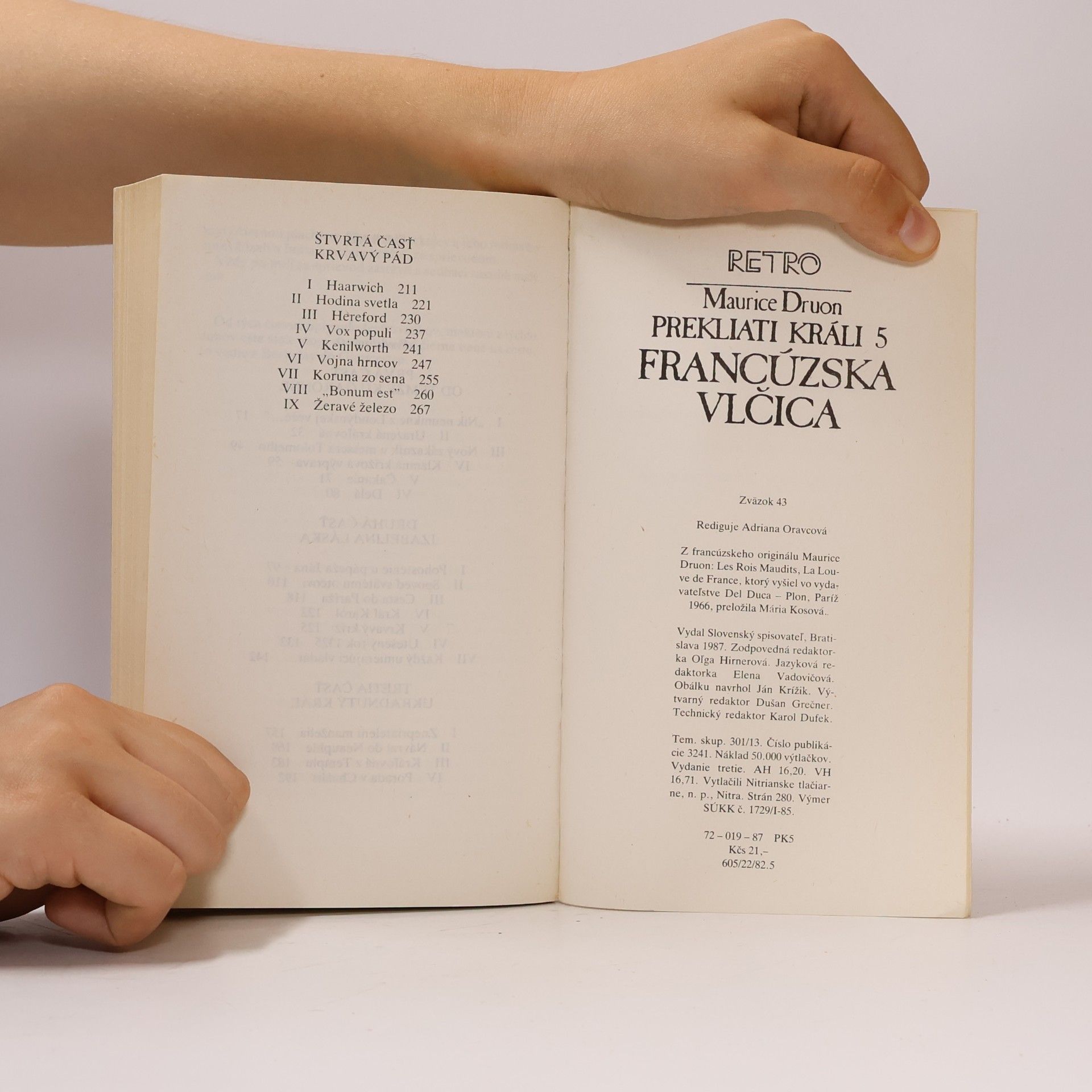 Maurice Druon Prekliati králi 5. Francúzska vlčica