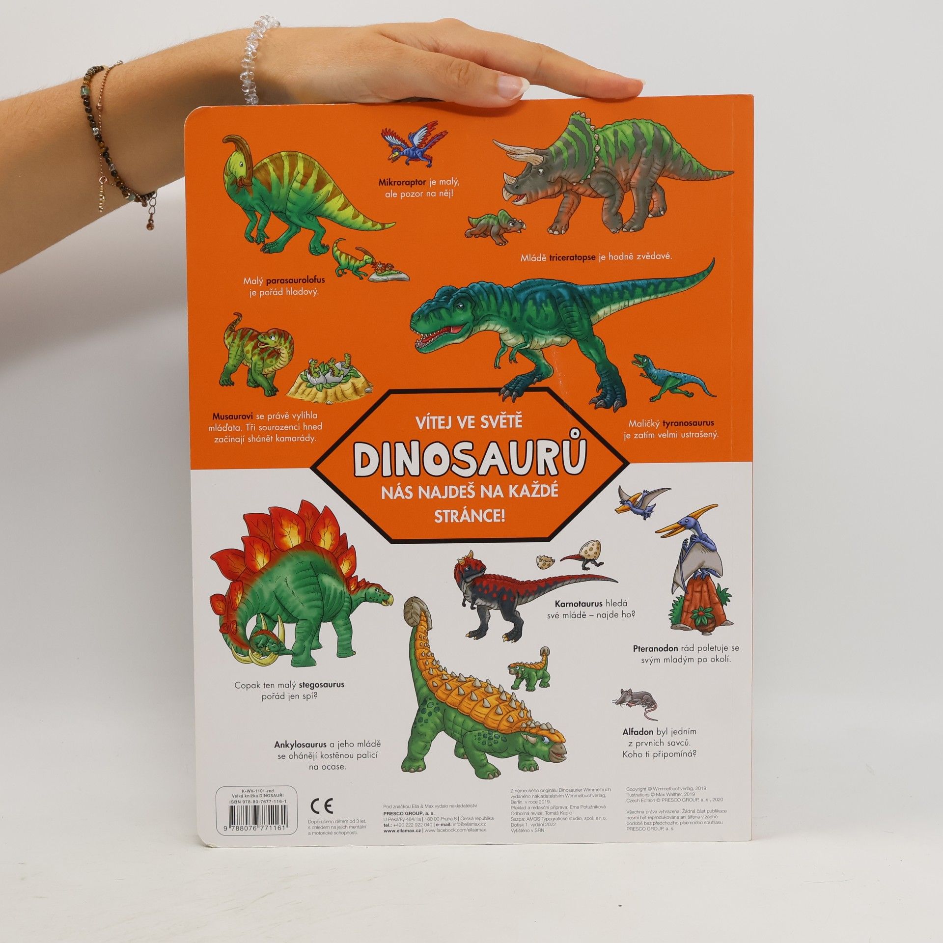 Max Walther Dinosauři. Velká knížka pro malé vypravěče