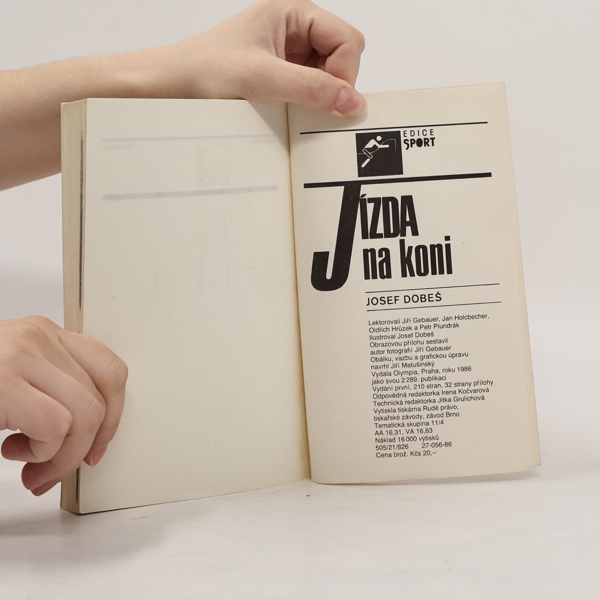 Josef Dobeš Jízda na koni