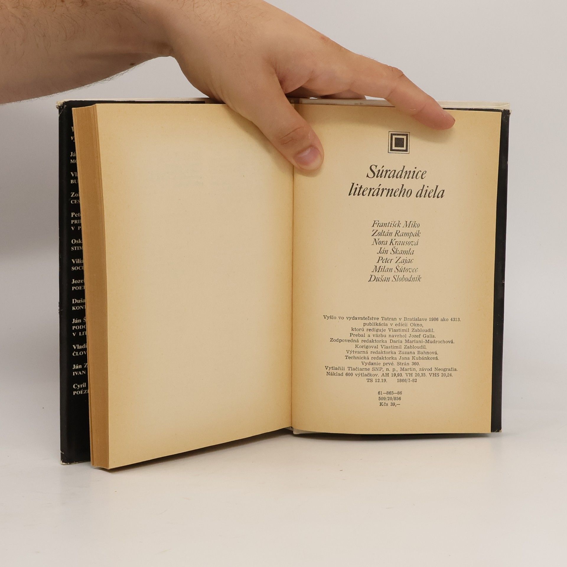 Autores varios Súradnice literárneho diela