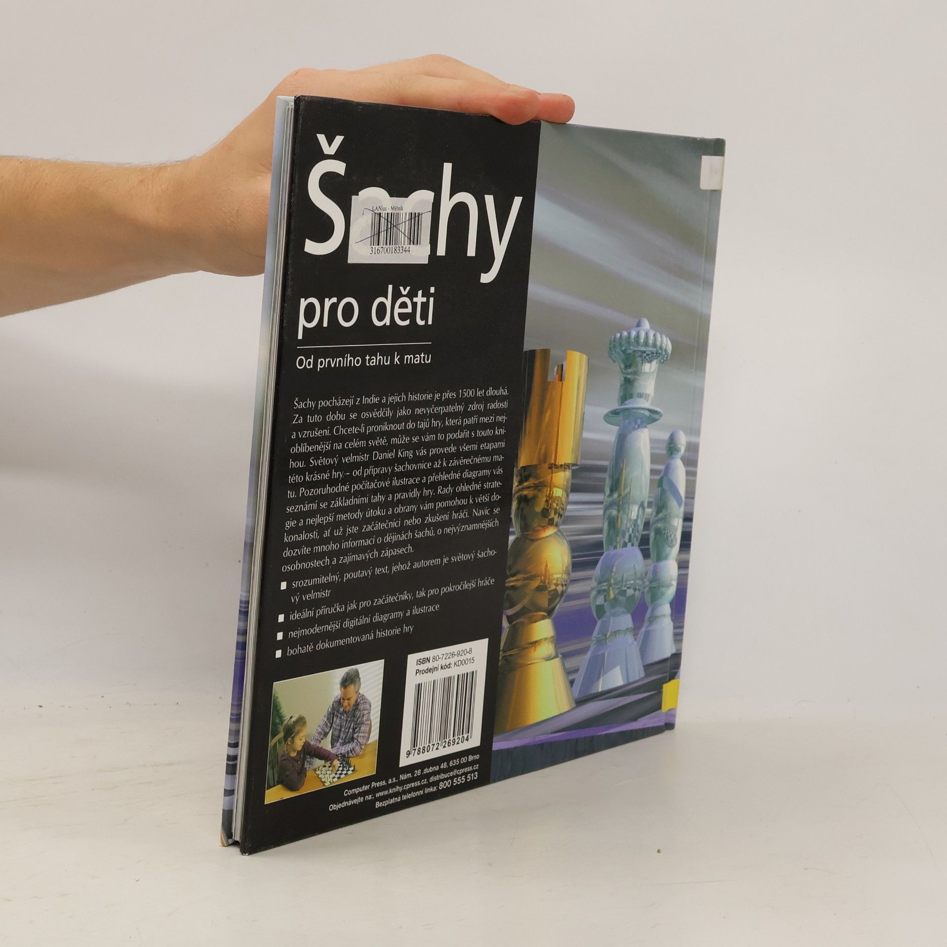 Daniel King Šachy pro děti. Od prvního tahu k matu