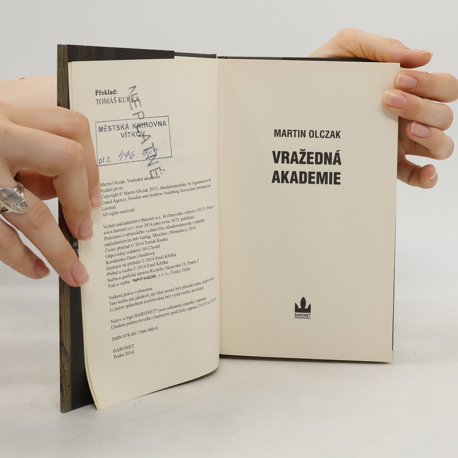 Martin Olczak Vražedná akademie