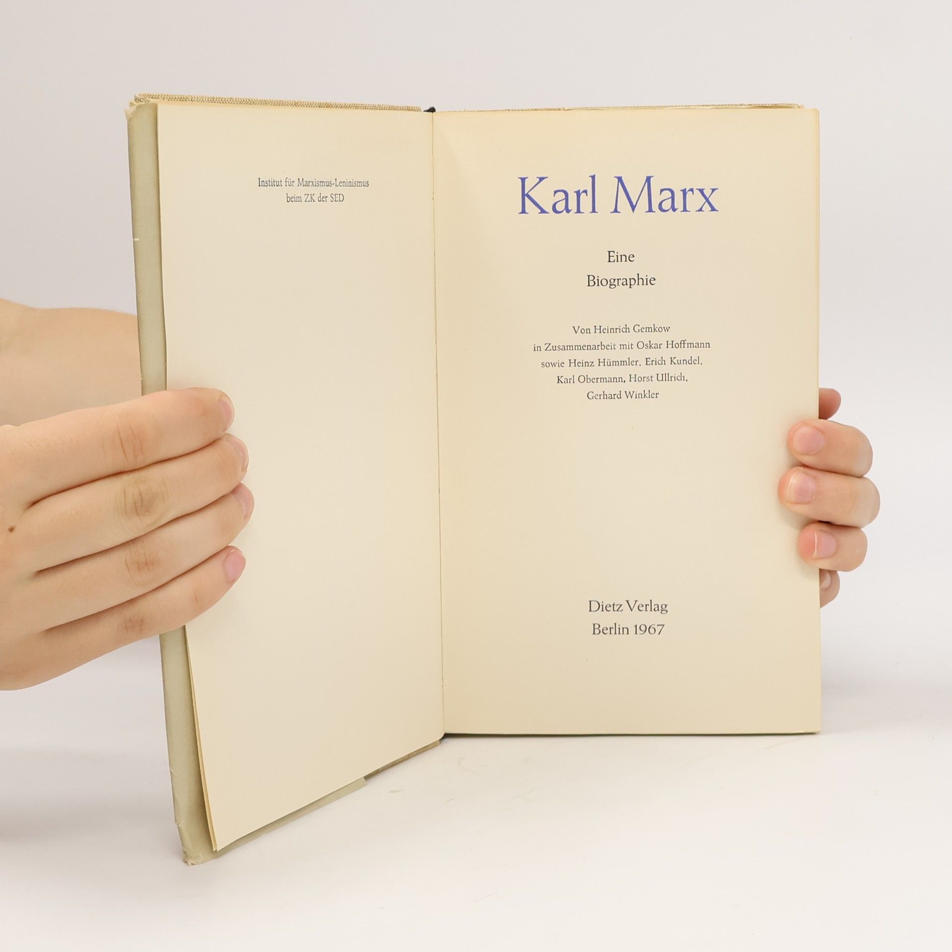 Various authors Karl Marx: Eine Biographie