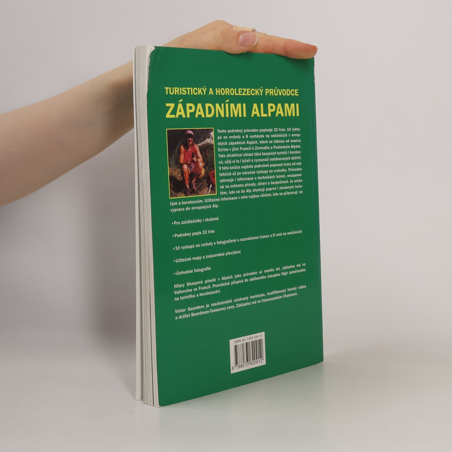 Hilary Sharp Turistický a horolezecký průvodce západními Alpami
