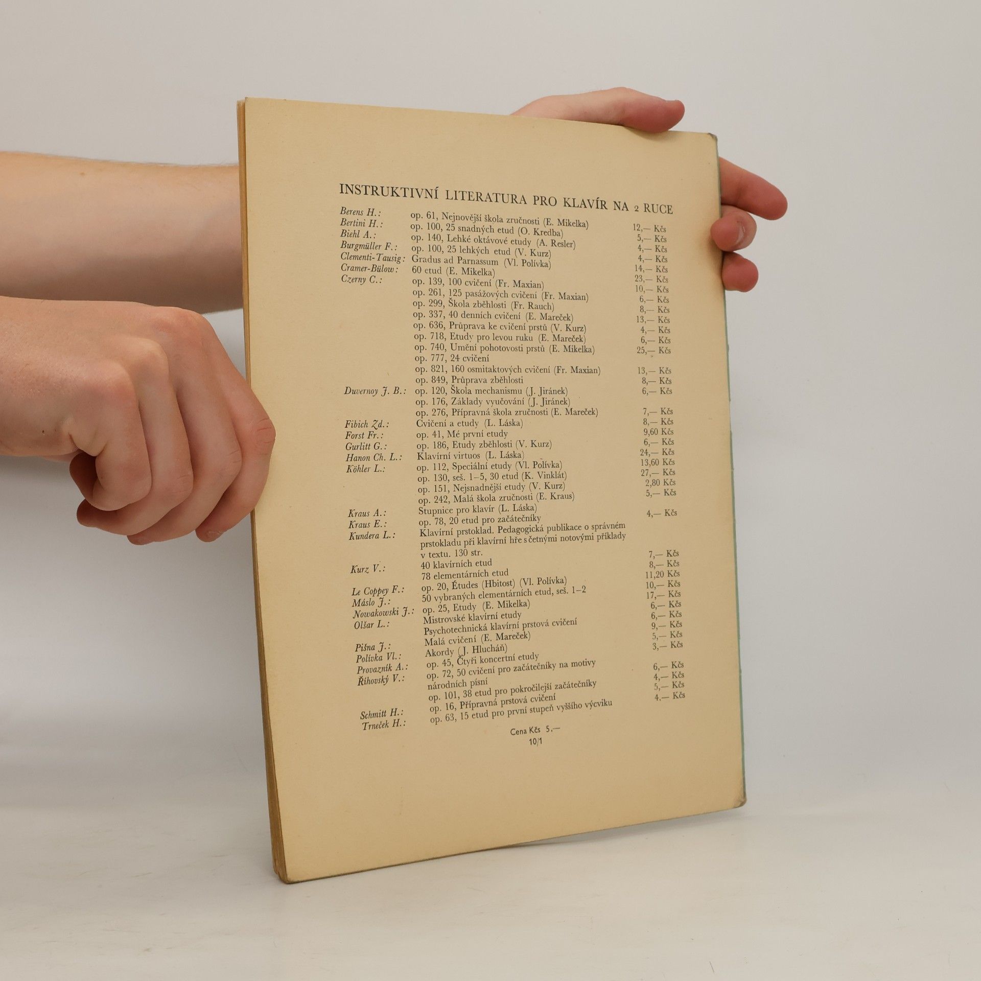Aloys Schmitt Průpravná cvičení. Op. 16