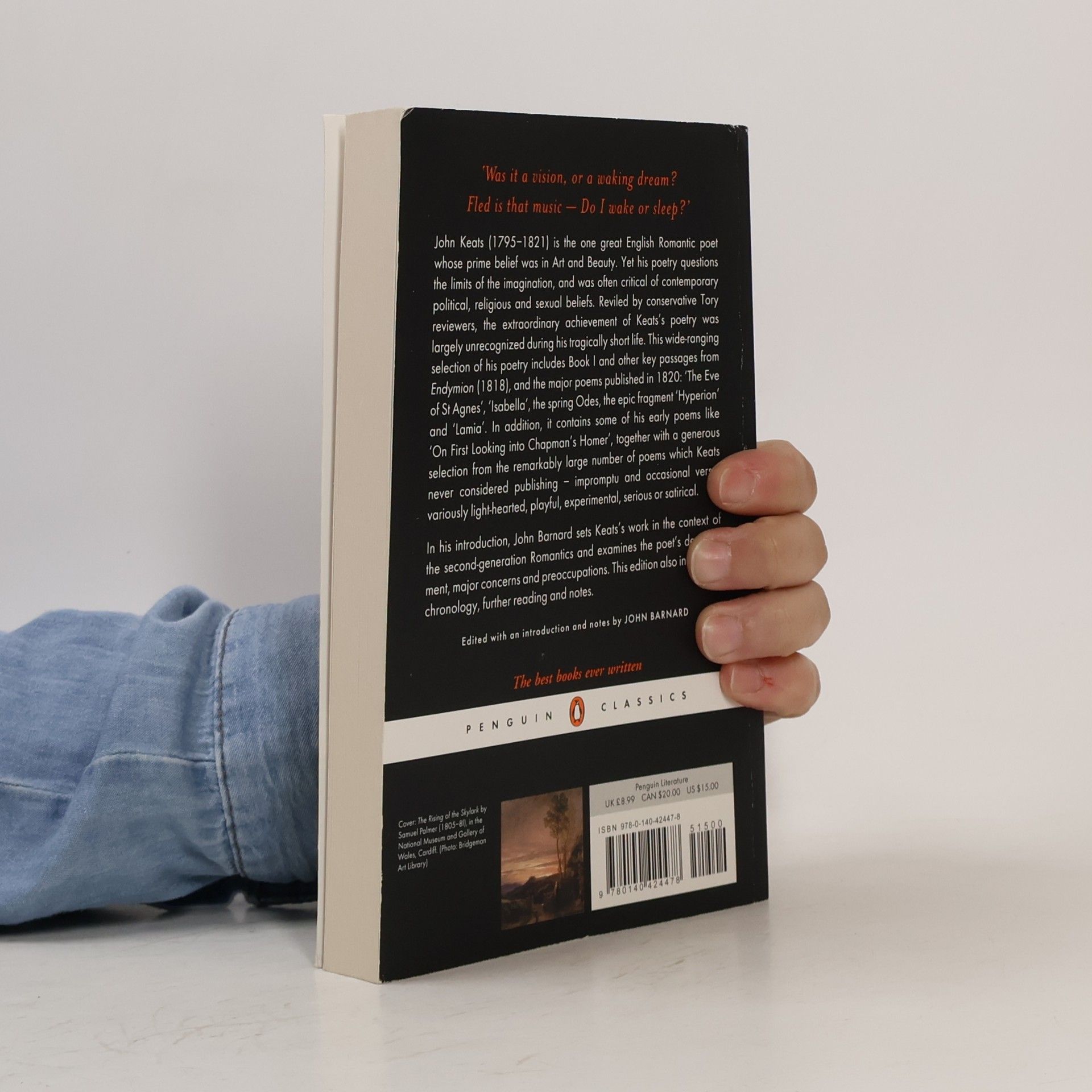 John Keats Selected Poems