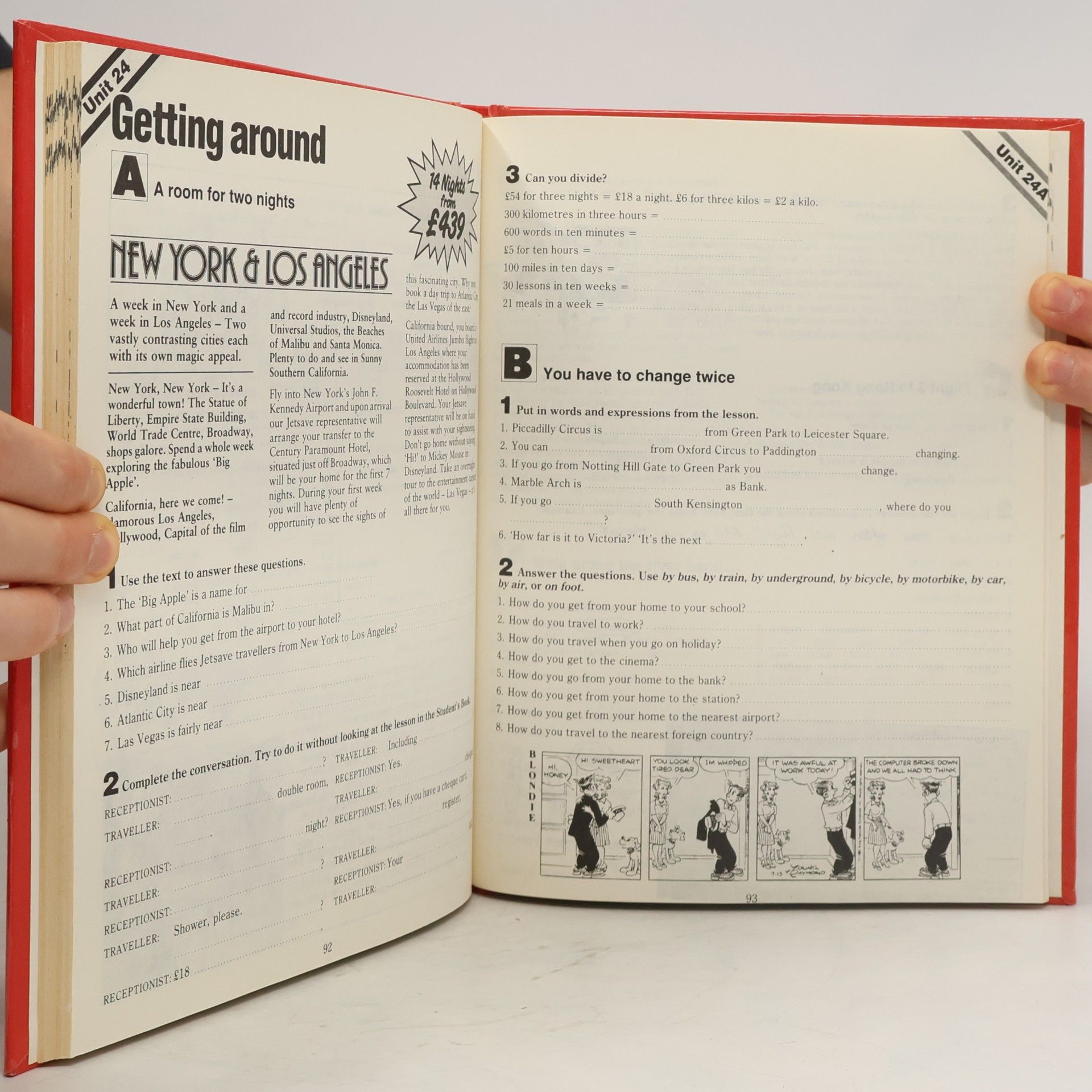 Michael Swam The Cambridge English course 1, practice book