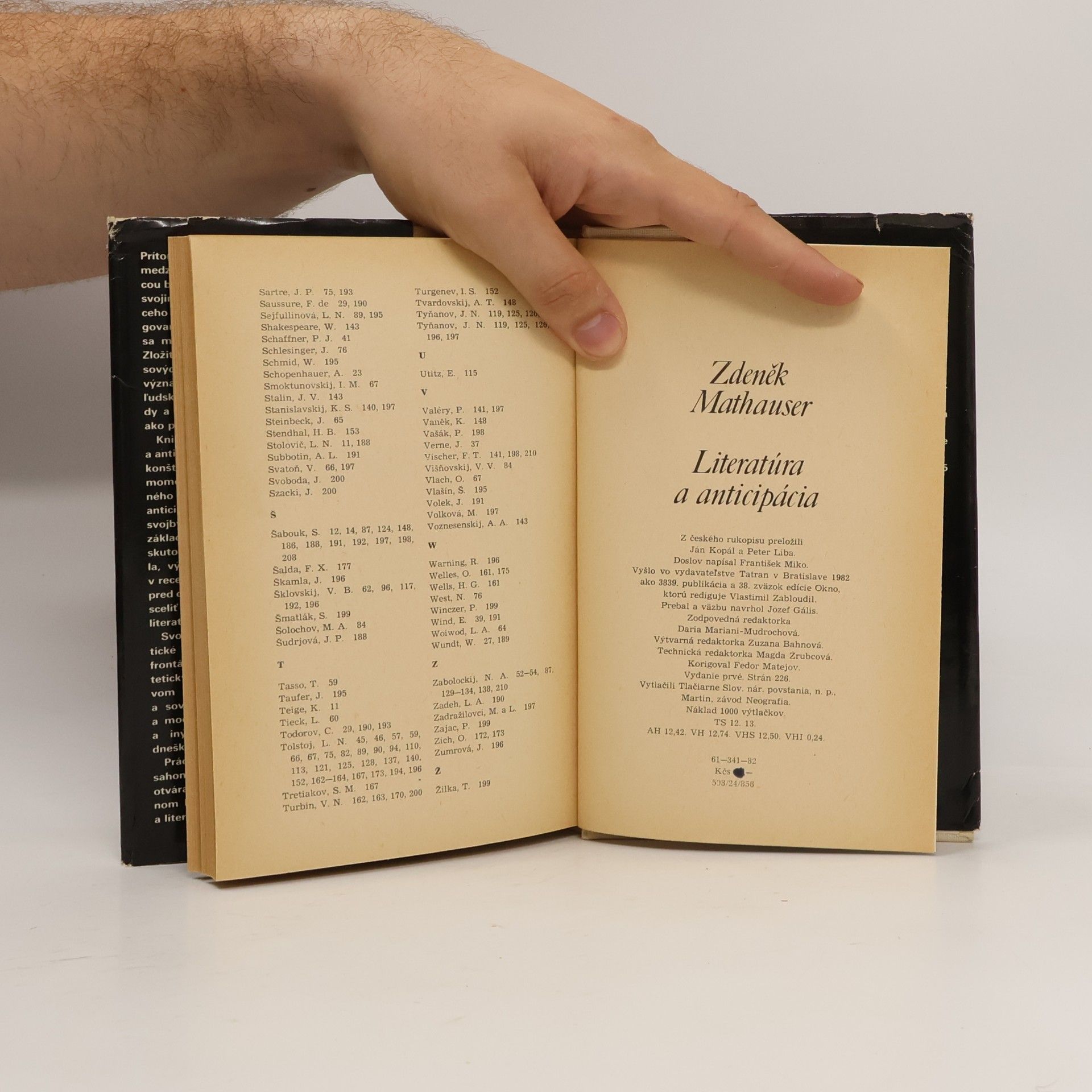 Zdeněk Mathauser Literatúra a anticipácia