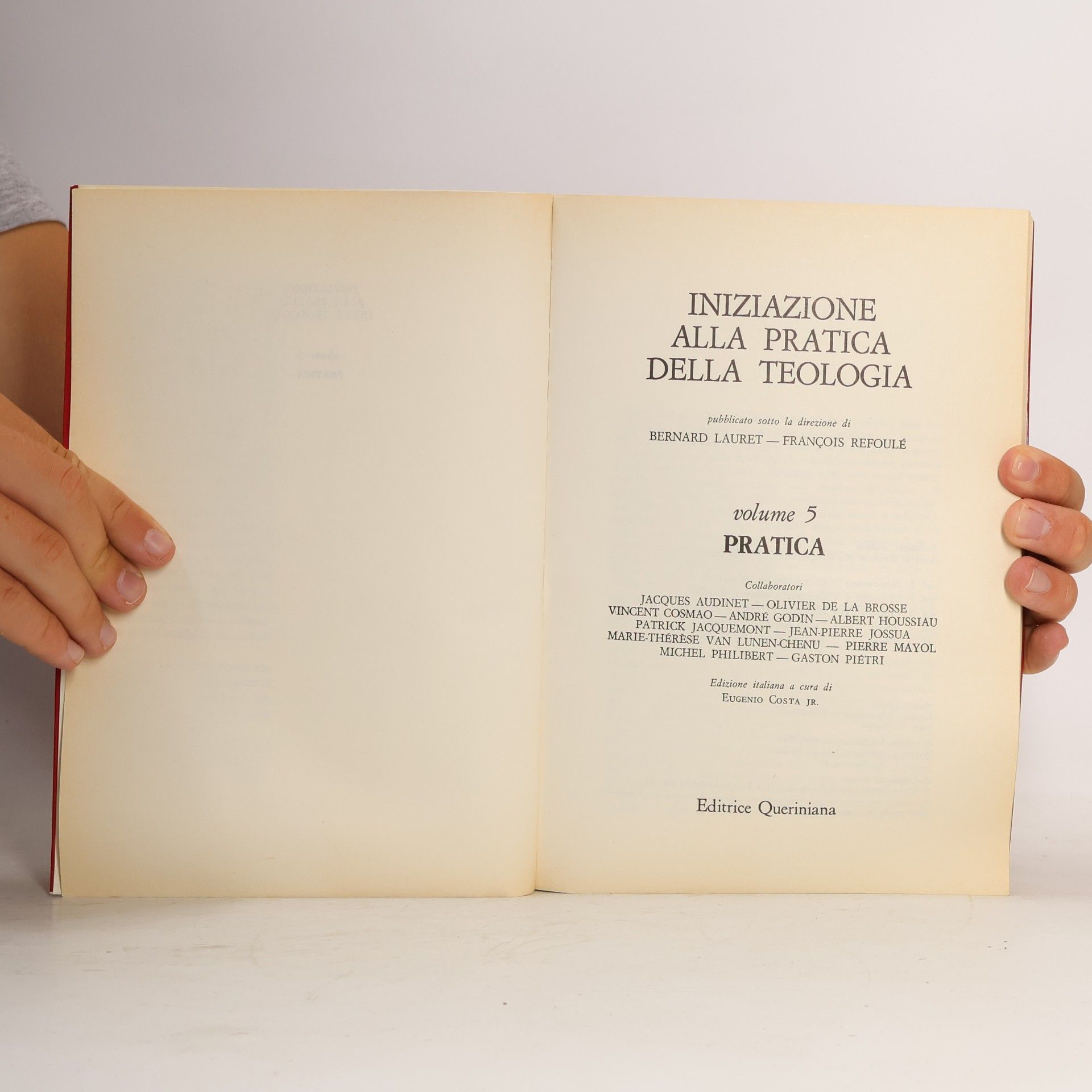 B. Lauret Iniziazione alla pratica della teologia