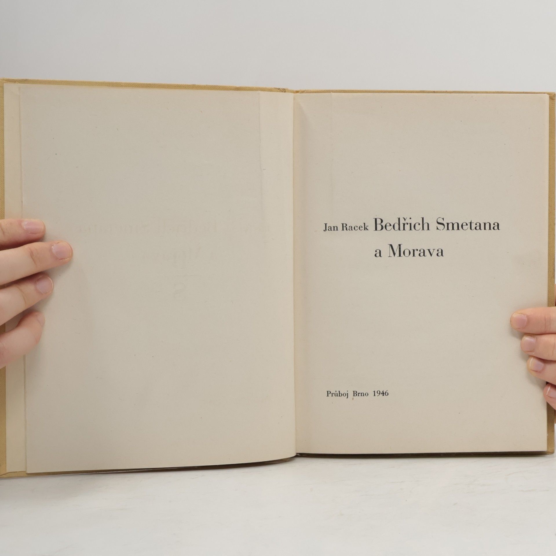 Jan Racek Bedřich Smetana a Morava